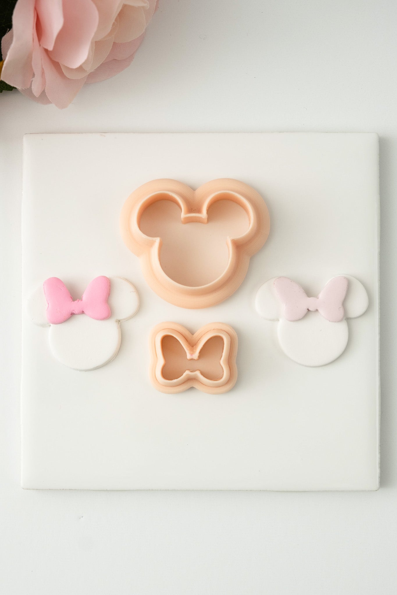 Mouse Head No. 2 Clay Cutter | Cartoon Mouse Polymer Clay Cutter for DIY Earrings and Accessories