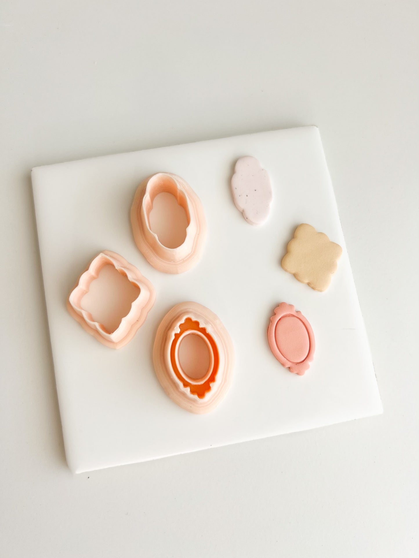 Elegant Shape Trio Clay Cutter | Elegant Shape Trio Polymer Clay Cutter for DIY Minimalist Earrings Geometric-Themed Jewelry and Handmade Modern Accessories