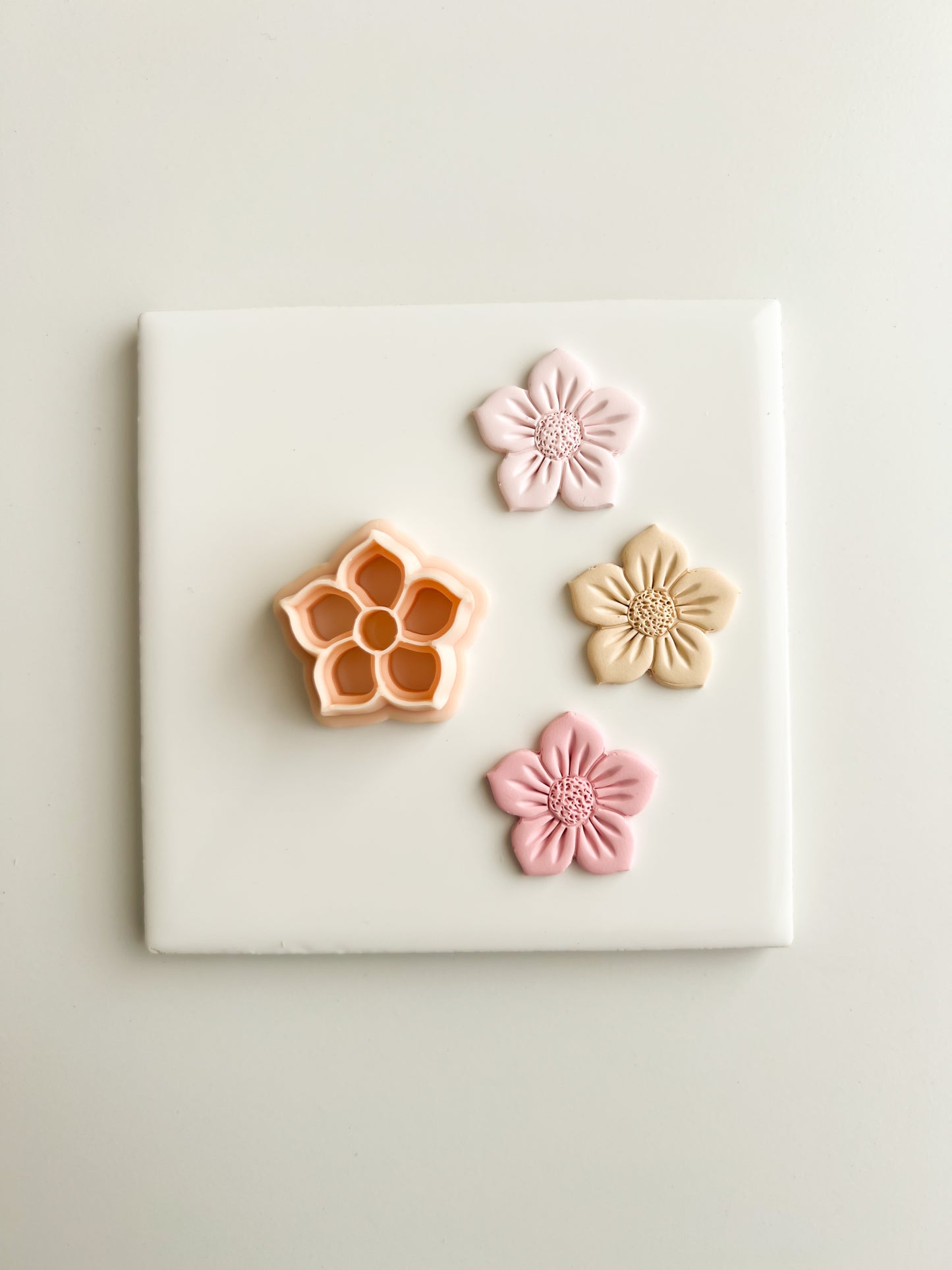 Floral Shape No. 4 Clay Cutter | Floral Shape No. 4 Polymer Clay Cutter for DIY Elegant Earrings Chic Jewelry and Handmade Botanical Accessories