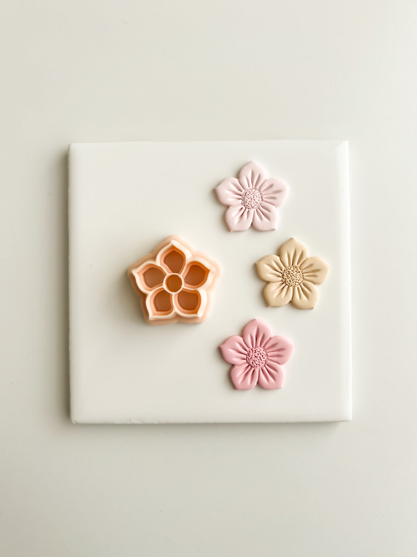 Floral Shape No. 4 Clay Cutter | Floral Shape No. 4 Polymer Clay Cutter for DIY Elegant Earrings Chic Jewelry and Handmade Botanical Accessories