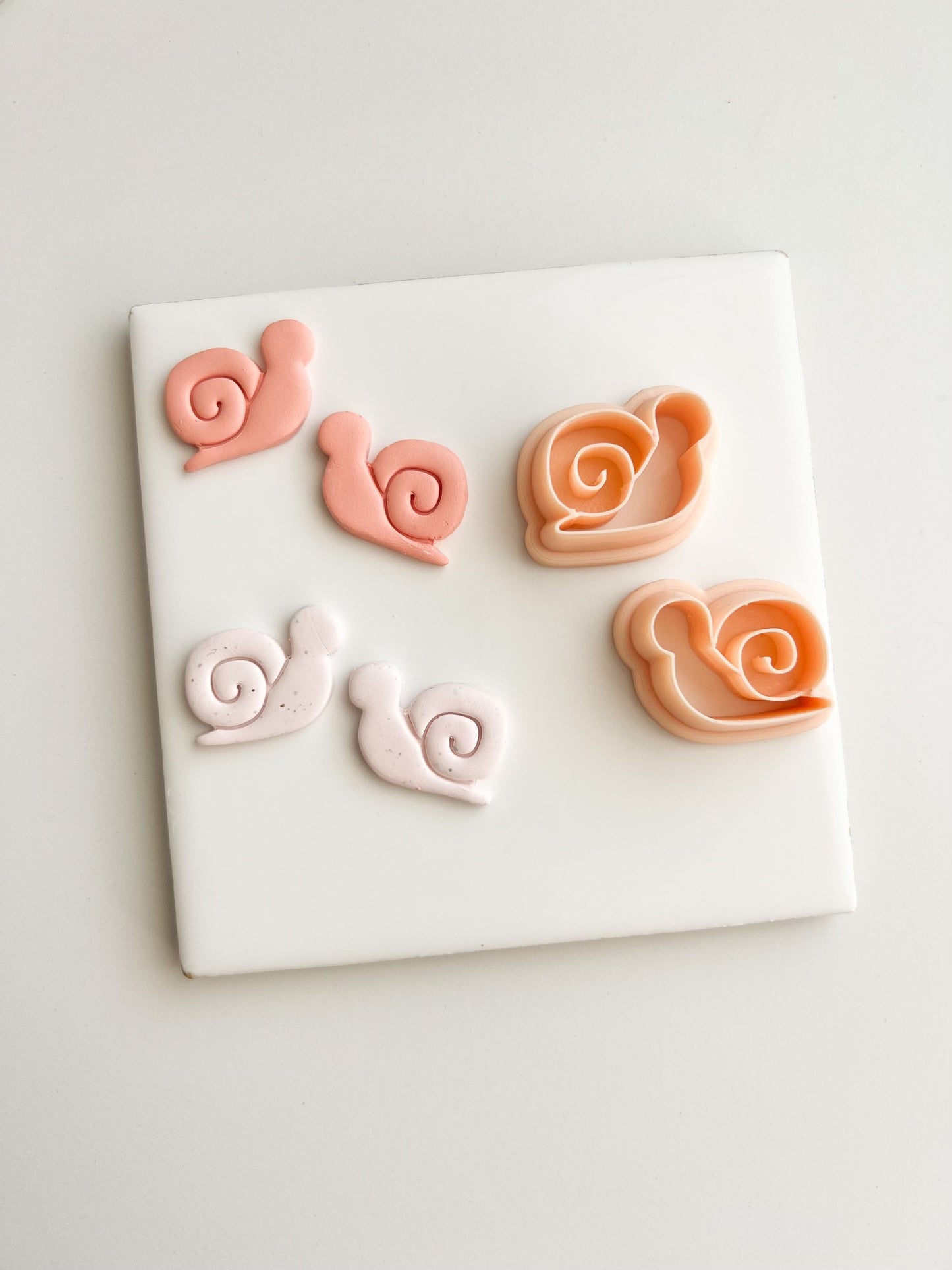 Garden Snail Clay Cutter | Garden Snail Polymer Clay Cutter for DIY Nature Earrings Cute Snail-Themed Jewelry and Handmade Fun Accessories