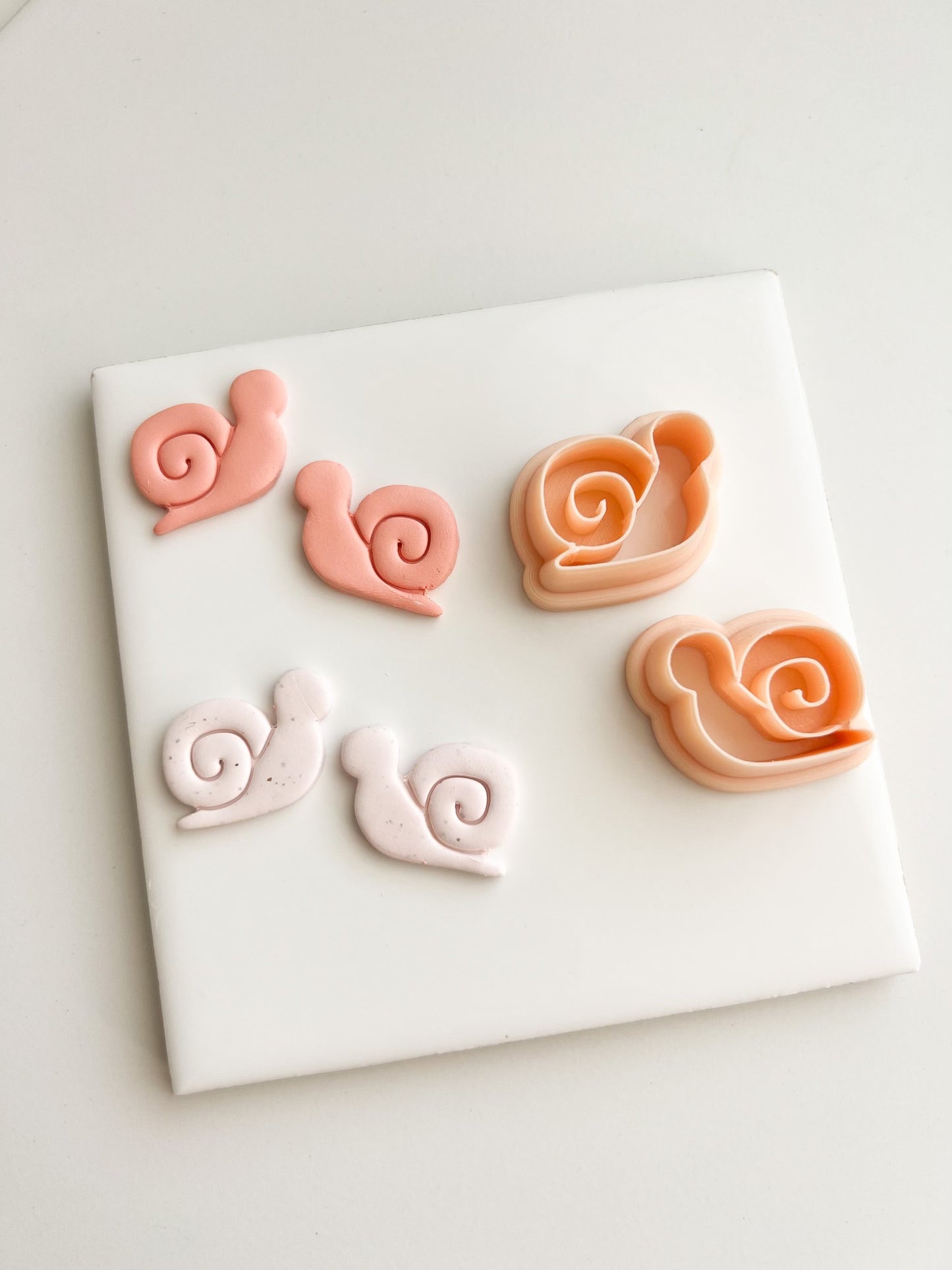 Garden Snail Clay Cutter | Garden Snail Polymer Clay Cutter for DIY Nature Earrings Cute Snail-Themed Jewelry and Handmade Fun Accessories