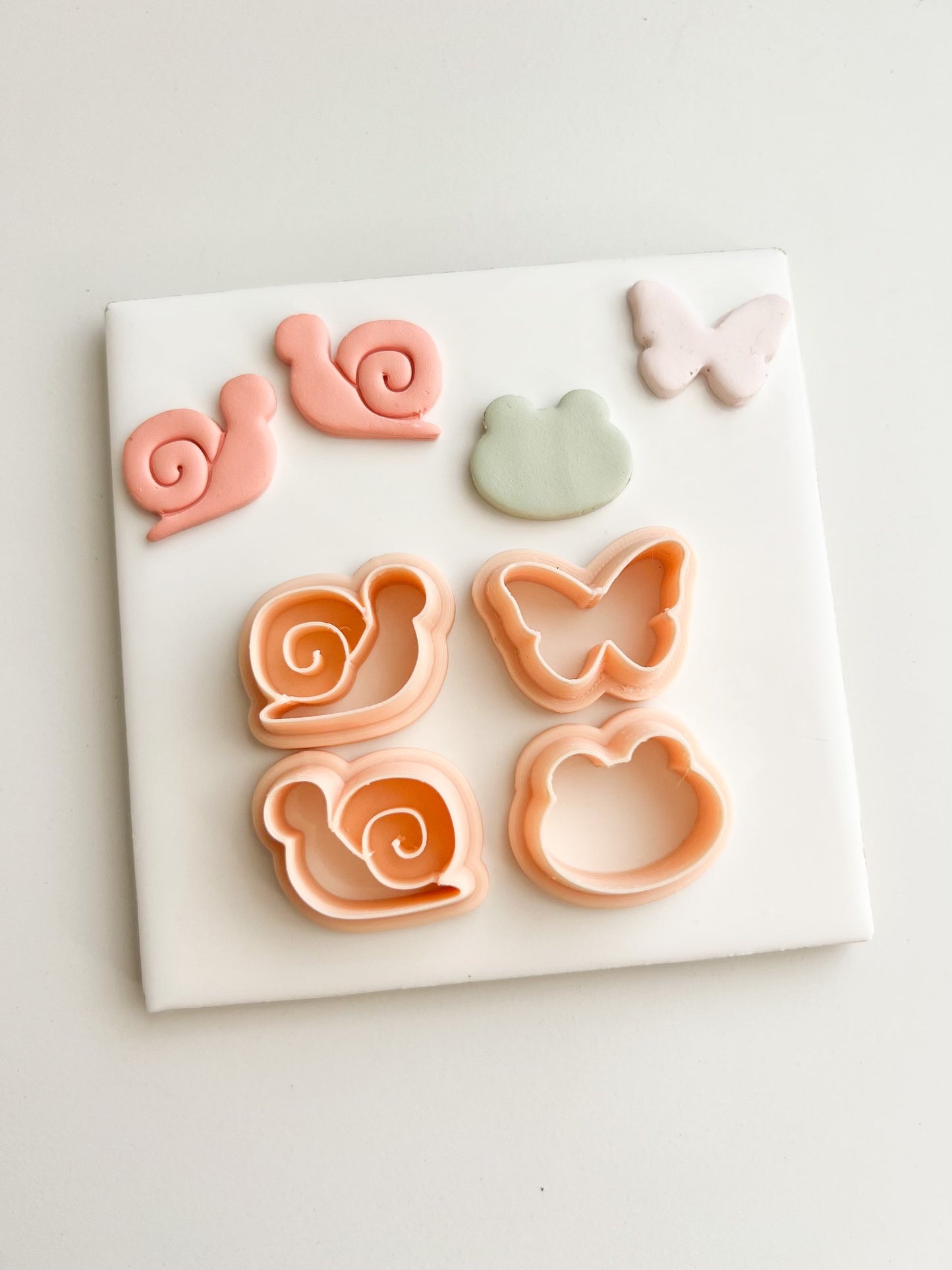 Garden Trio Clay Cutter | Garden Trio Polymer Clay Cutter for DIY Floral Earrings Nature-Themed Jewelry and Handmade Botanical Accessories