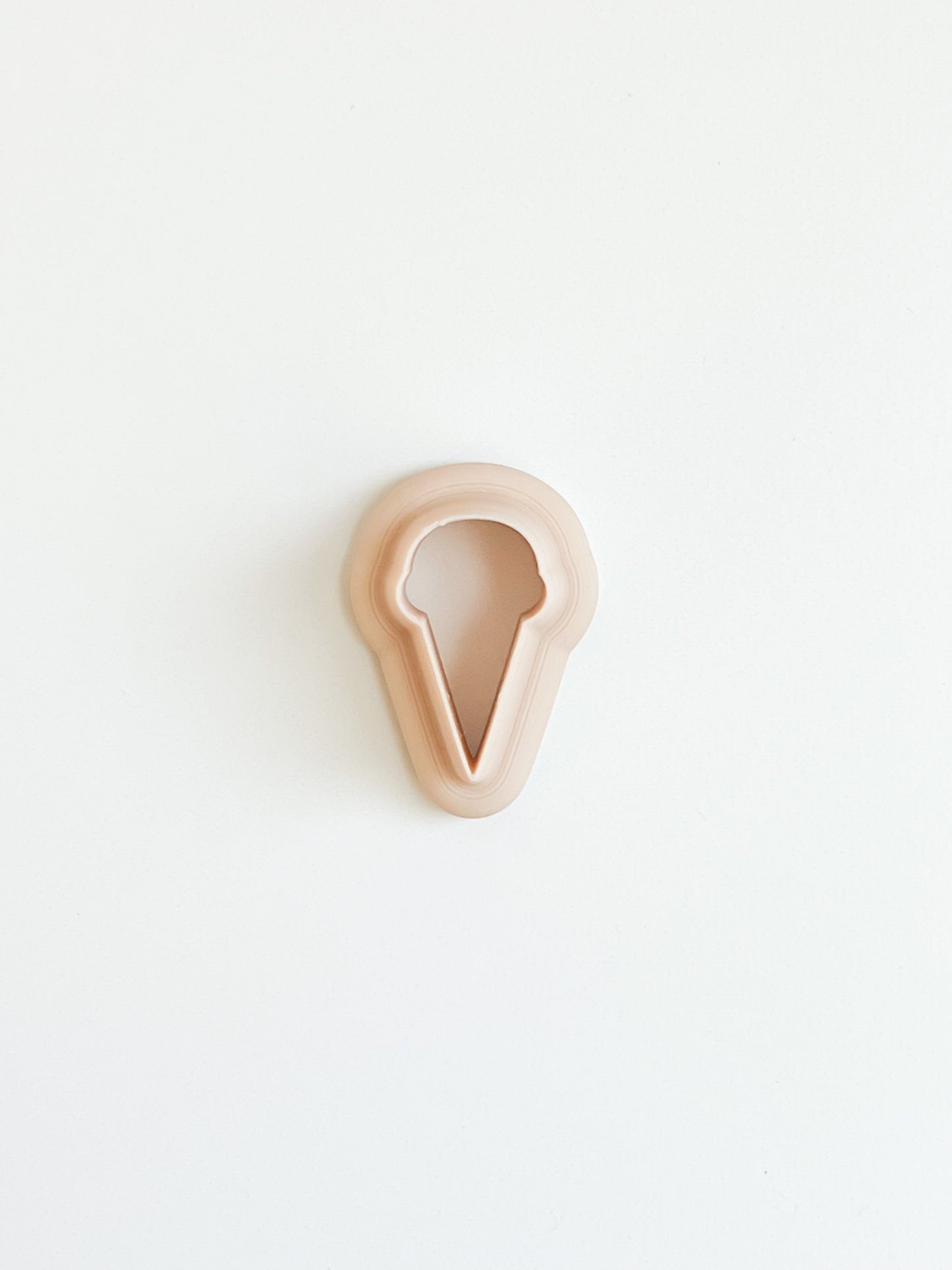 Ice Cream Shape No. 1 Clay Cutter | Ice Cream Shaped Clay Cutter for Summer Earrings DIY Jewelry Fun Dessert-Themed Crafts
