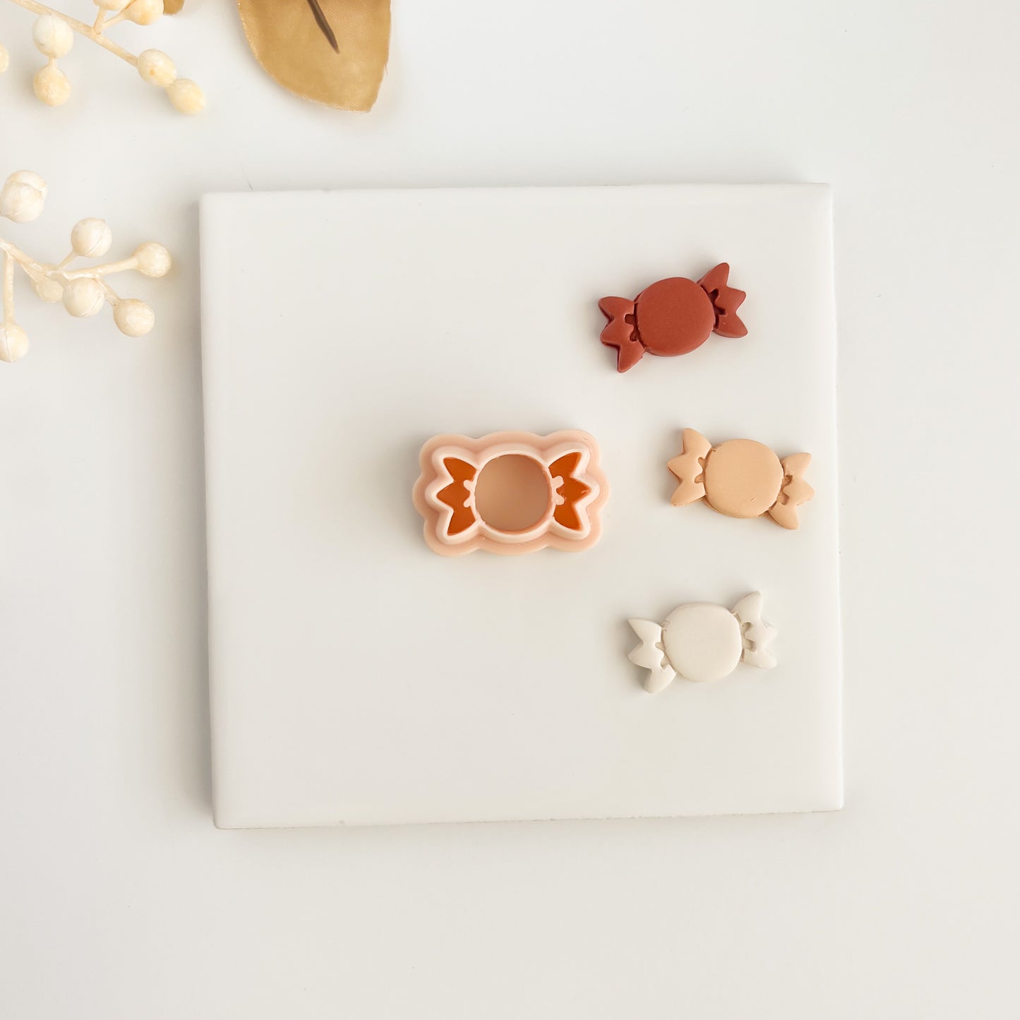 Candy Clay Cutter | Candy Shape Polymer Clay Cutter for DIY Sweet-Themed Earrings Fun Jewelry and Handmade Sugar-Inspired Accessories