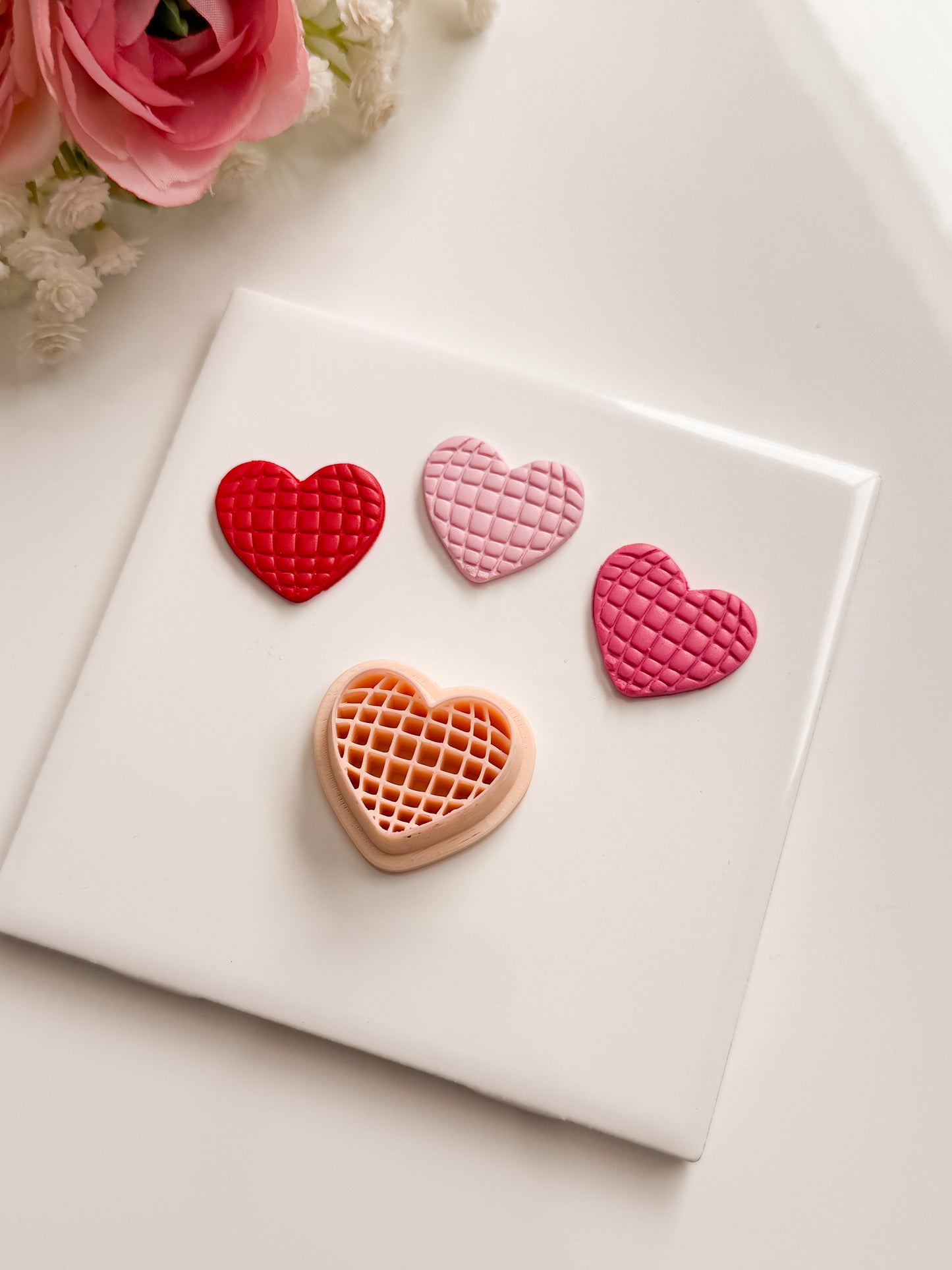 Valentine Heart Disco Ball Clay Cutter | Valentine Disco Ball Polymer Clay Cutter for DIY Retro Earrings Party Jewelry and Handmade Valentine's Accessories