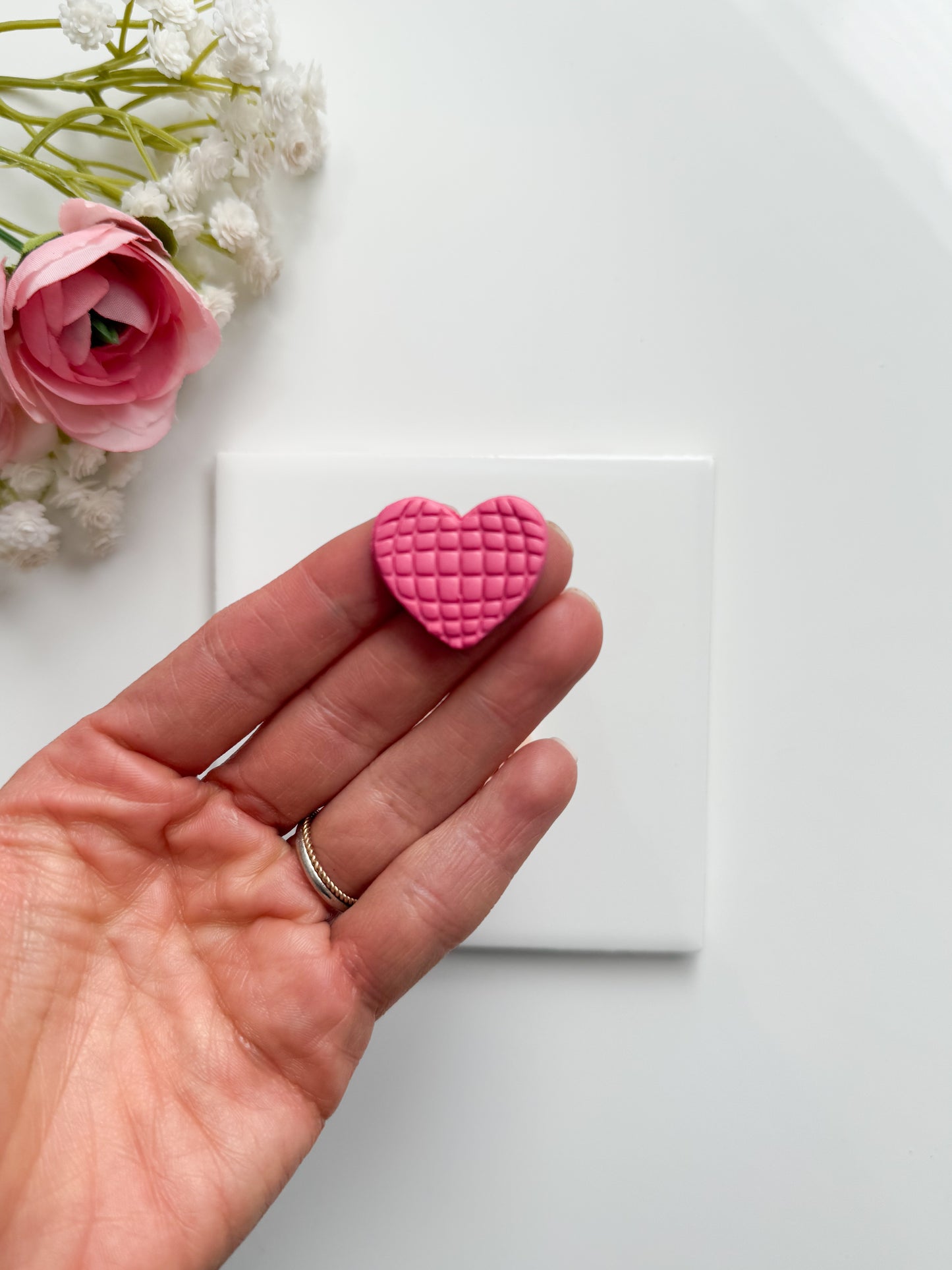 Valentine Heart Disco Ball Clay Cutter | Valentine Disco Ball Polymer Clay Cutter for DIY Retro Earrings Party Jewelry and Handmade Valentine's Accessories