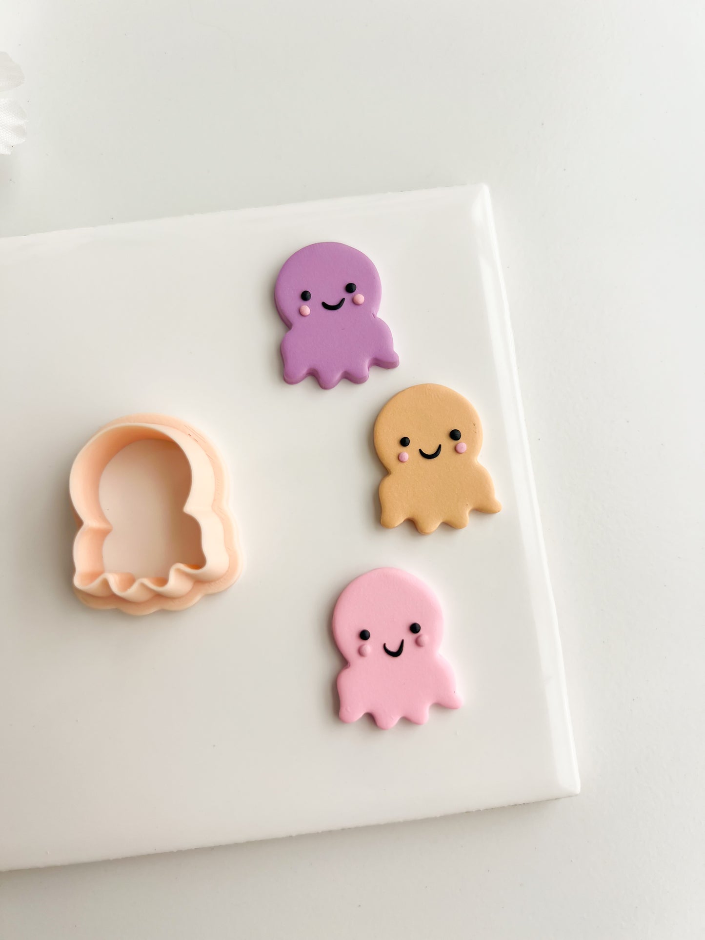 Octopus No. 2 Clay Cutter | Octopus No. 2 Polymer Clay Cutter for DIY Sea-Themed Earrings Coastal Jewelry and Handmade Ocean Accessories