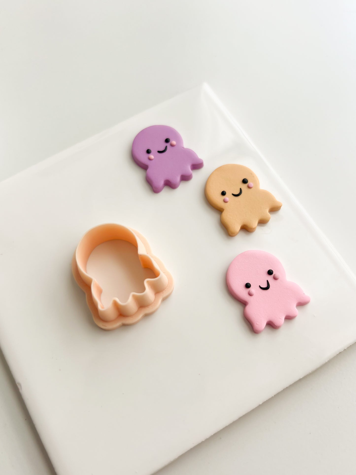 Octopus No. 2 Clay Cutter | Octopus No. 2 Polymer Clay Cutter for DIY Sea-Themed Earrings Coastal Jewelry and Handmade Ocean Accessories