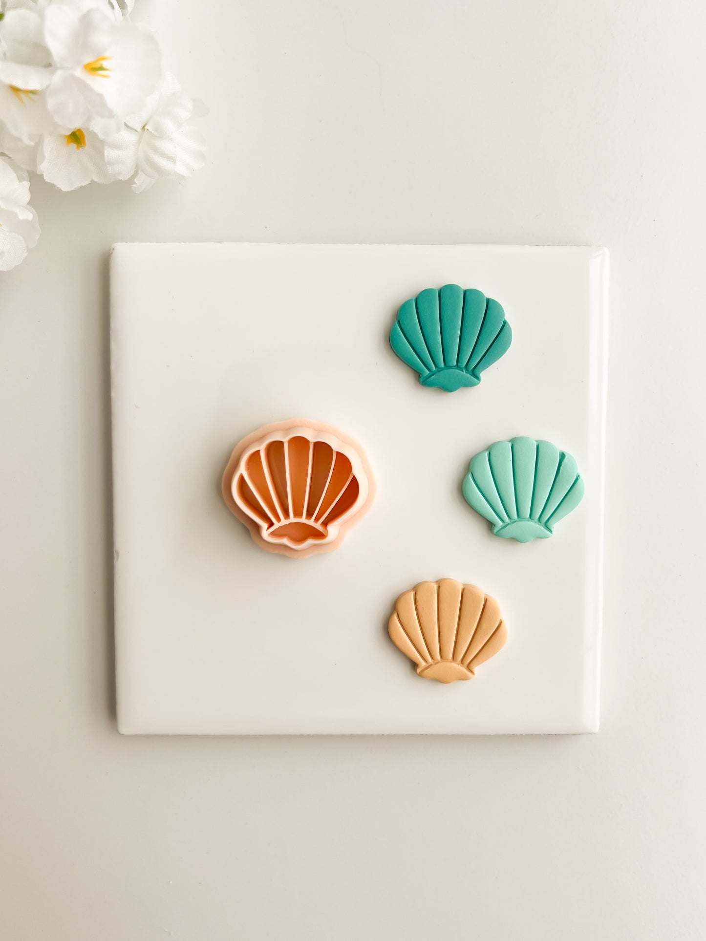 Seashell No. 4 Clay Cutter | Seashell No. 4 Polymer Clay Cutter for DIY Summer Earrings Nautical Jewelry and Handmade Beach Accessories