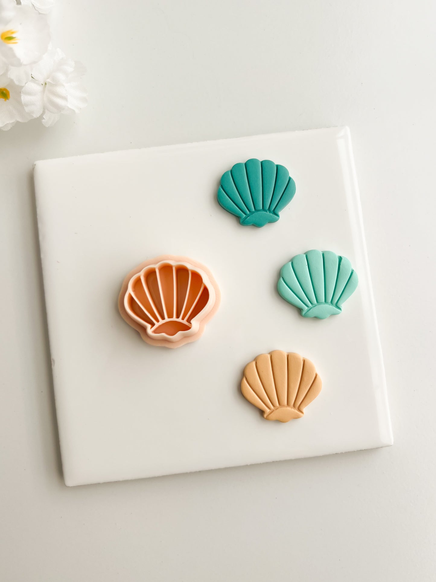 Seashell No. 4 Clay Cutter | Seashell No. 4 Polymer Clay Cutter for DIY Summer Earrings Nautical Jewelry and Handmade Beach Accessories