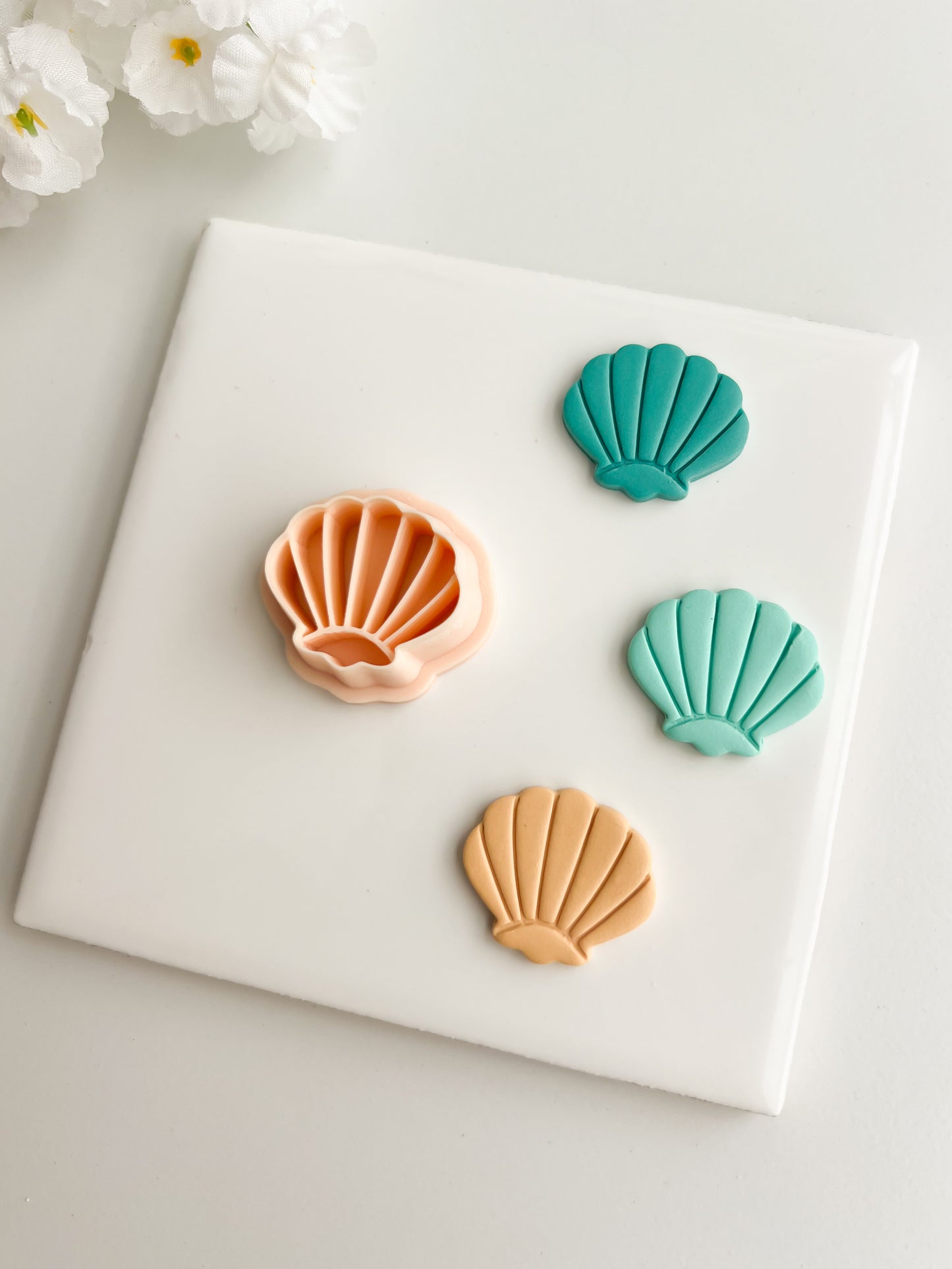 Seashell No. 4 Clay Cutter | Seashell No. 4 Polymer Clay Cutter for DIY Summer Earrings Nautical Jewelry and Handmade Beach Accessories