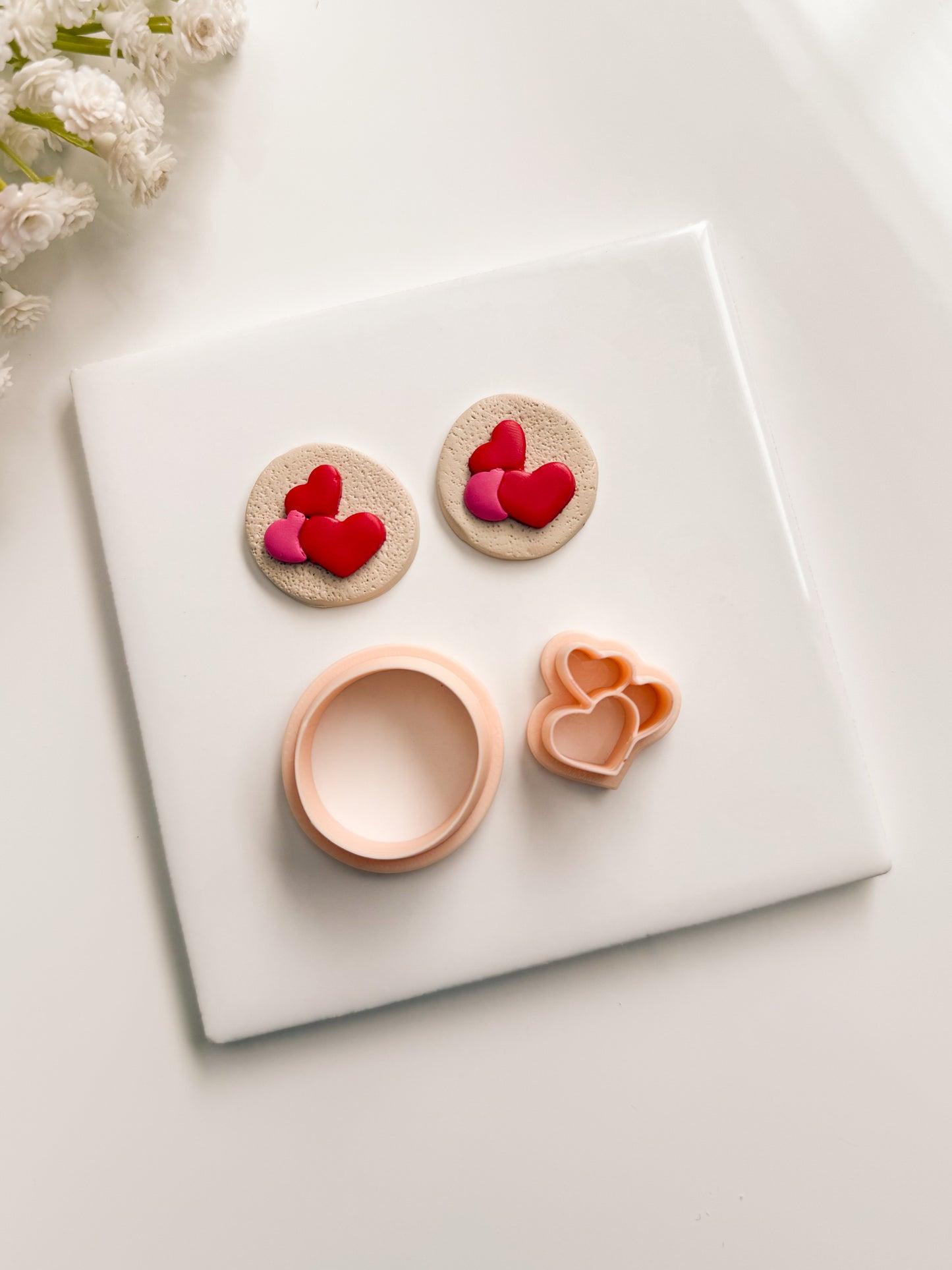 Pillsbury Valentine Cookie Clay Cutter | Pillsbury Valentine Cookie Polymer Clay Cutter for DIY Bakery Earrings Sweet Treat Jewelry and Handmade Valentine's Accessories
