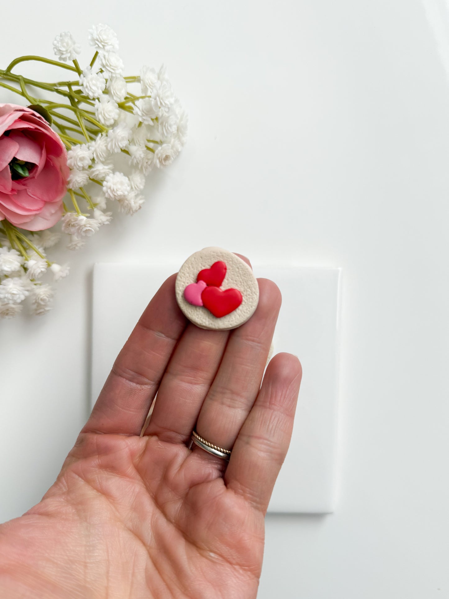 Pillsbury Valentine Cookie Clay Cutter | Pillsbury Valentine Cookie Polymer Clay Cutter for DIY Bakery Earrings Sweet Treat Jewelry and Handmade Valentine's Accessories