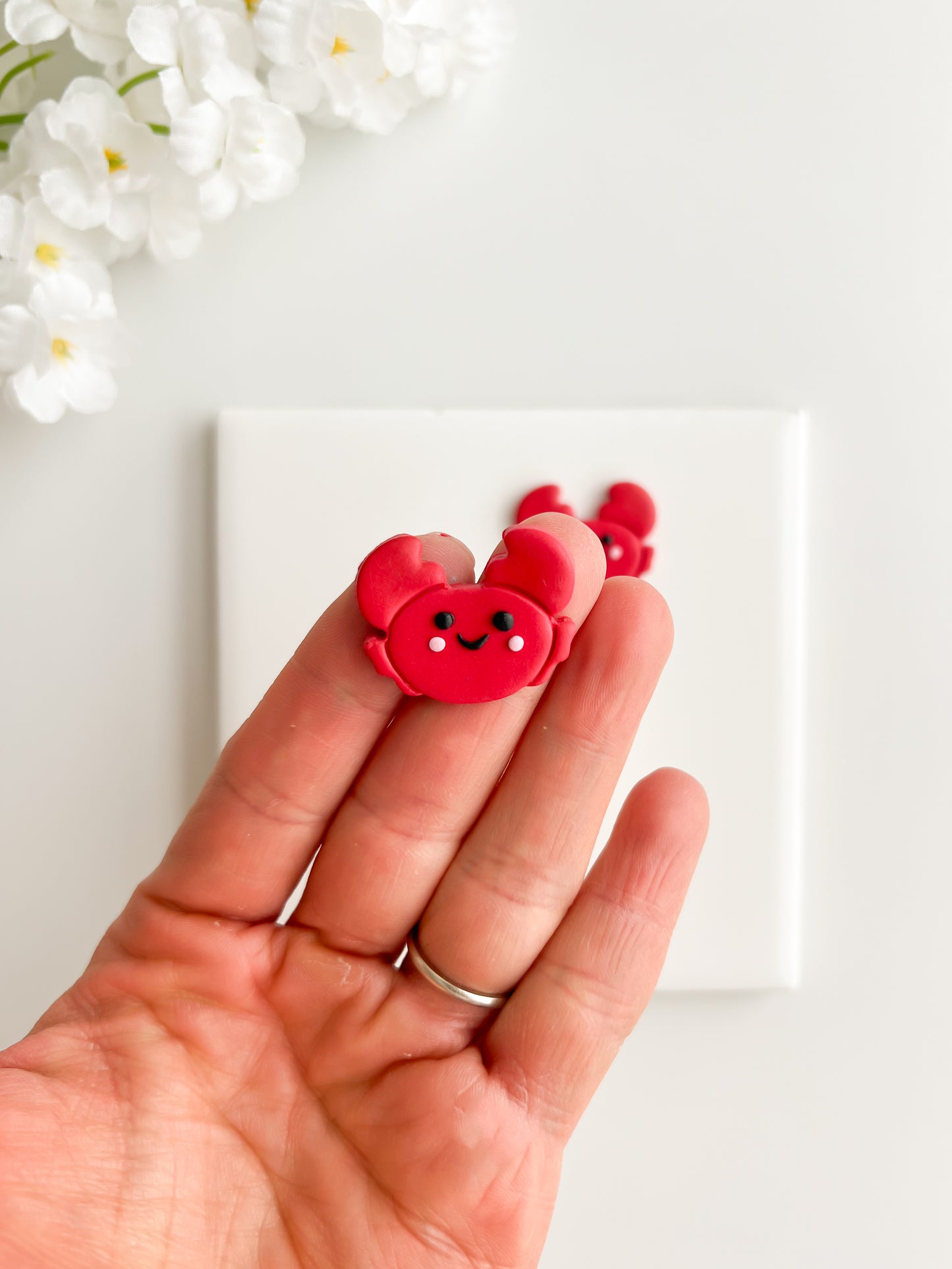 Crab No. 3 Clay Cutter | Crab No. 3 Polymer Clay Cutter for DIY Ocean Earrings Beach-Themed Jewelry and Handmade Summer Accessories