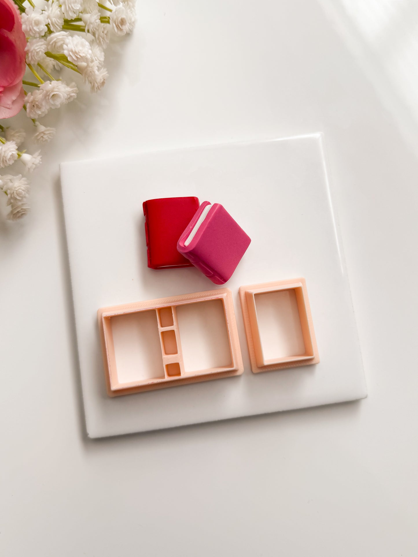 Book Builder Clay Cutter | Book Builder Polymer Clay Cutter for DIY Literature Earrings Reading-Themed Jewelry and Handmade Smart Accessories