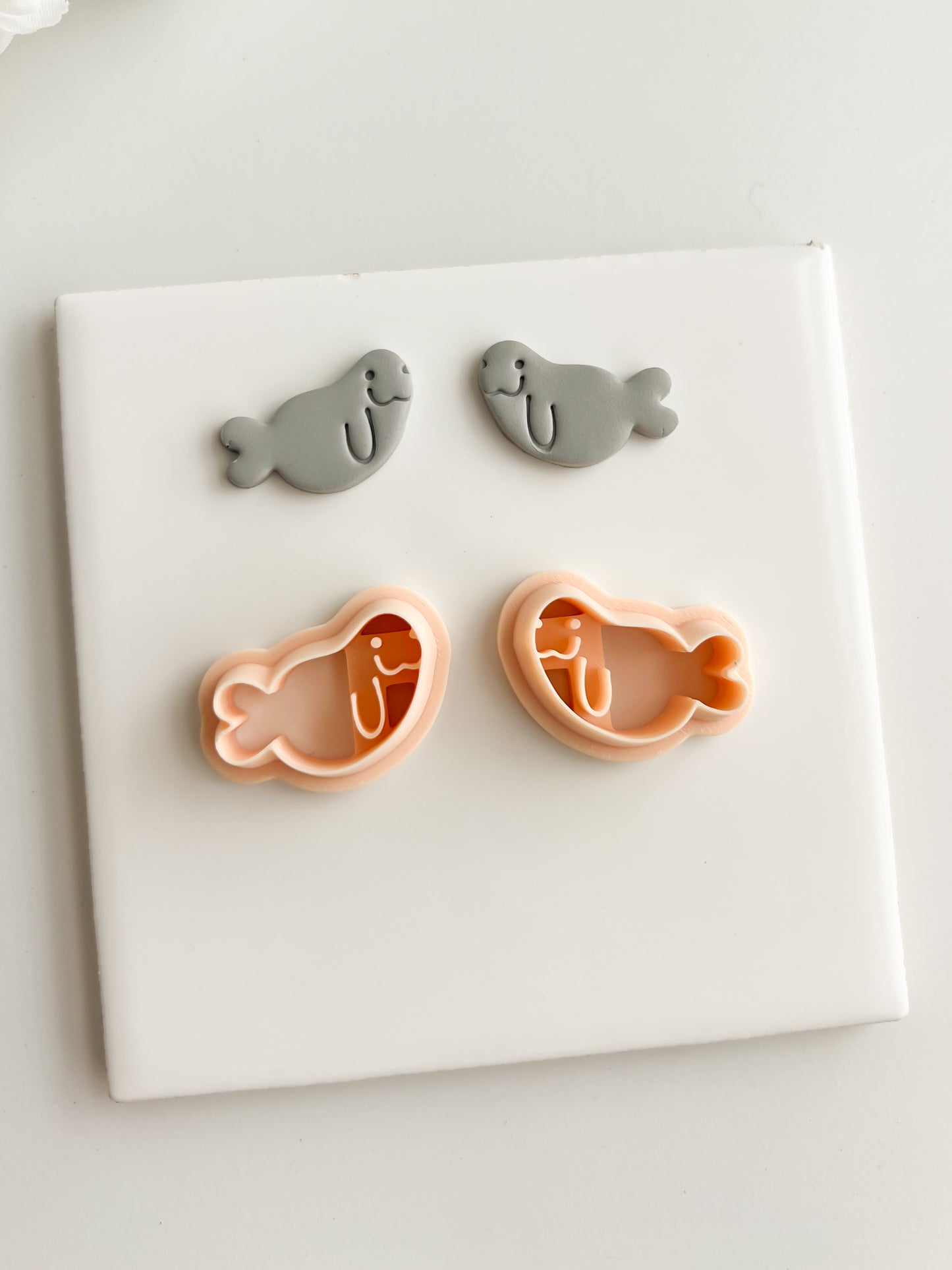 Walrus Clay Cutter | Walrus Polymer Clay Cutter for DIY Arctic Earrings Winter Jewelry and Handmade Animal Accessories