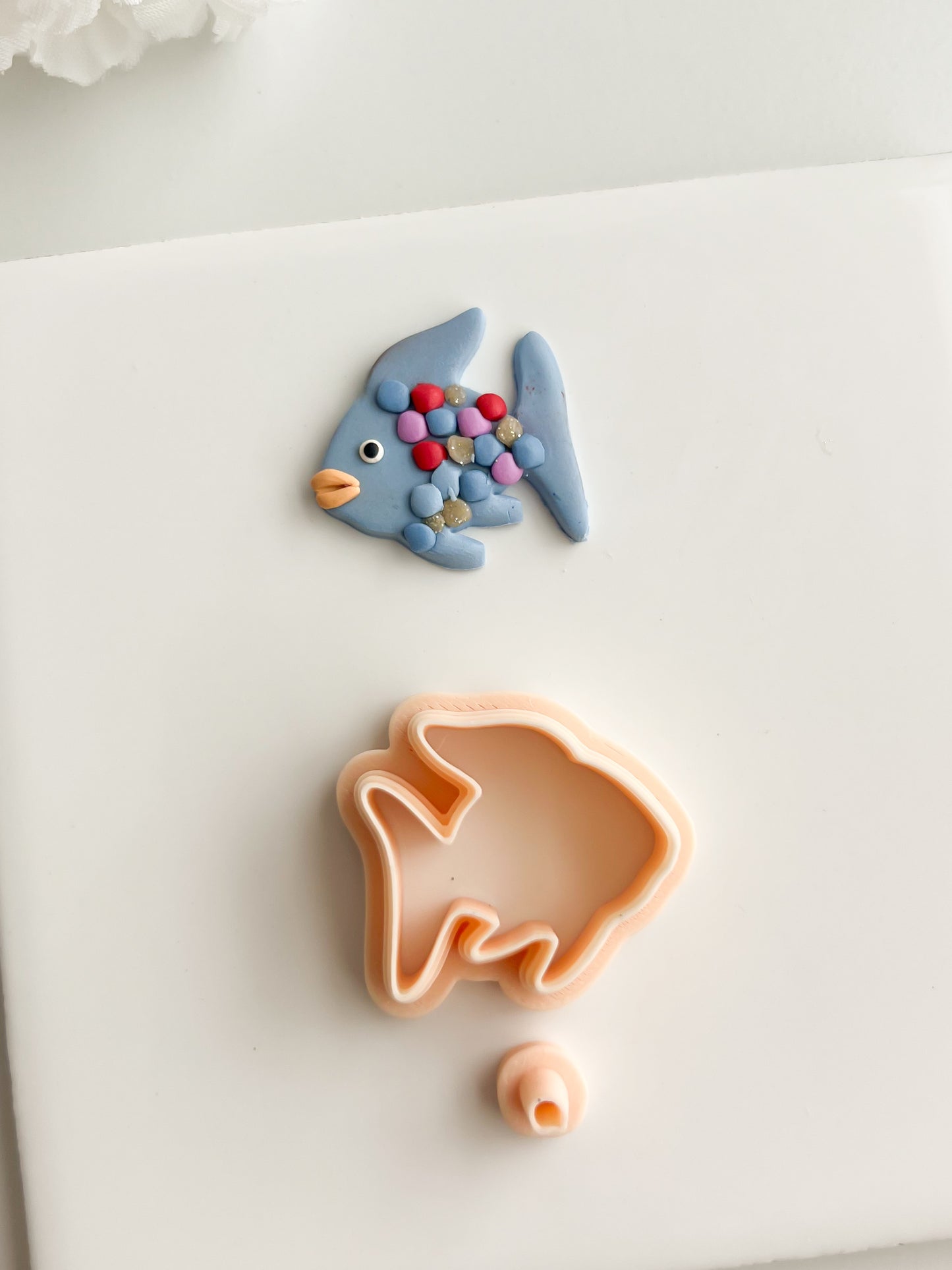 Rainbow Fish Clay Cutter | Rainbow Fish Polymer Clay Cutter for DIY Ocean Earrings Colorful Jewelry and Handmade Marine Accessories