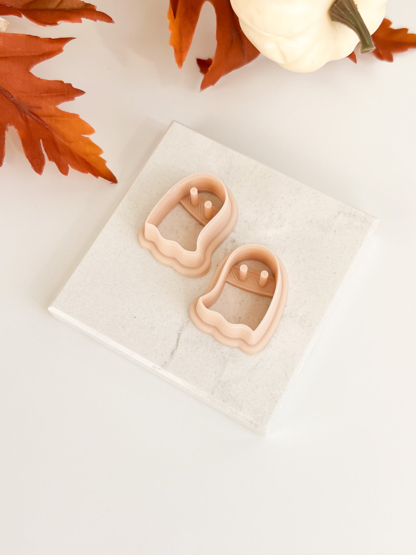 Ghost No. 1 Clay Cutter | Ghost No. 1 Polymer Clay Cutter for DIY Halloween Earrings Spooky Jewelry and Horror-Themed Crafts