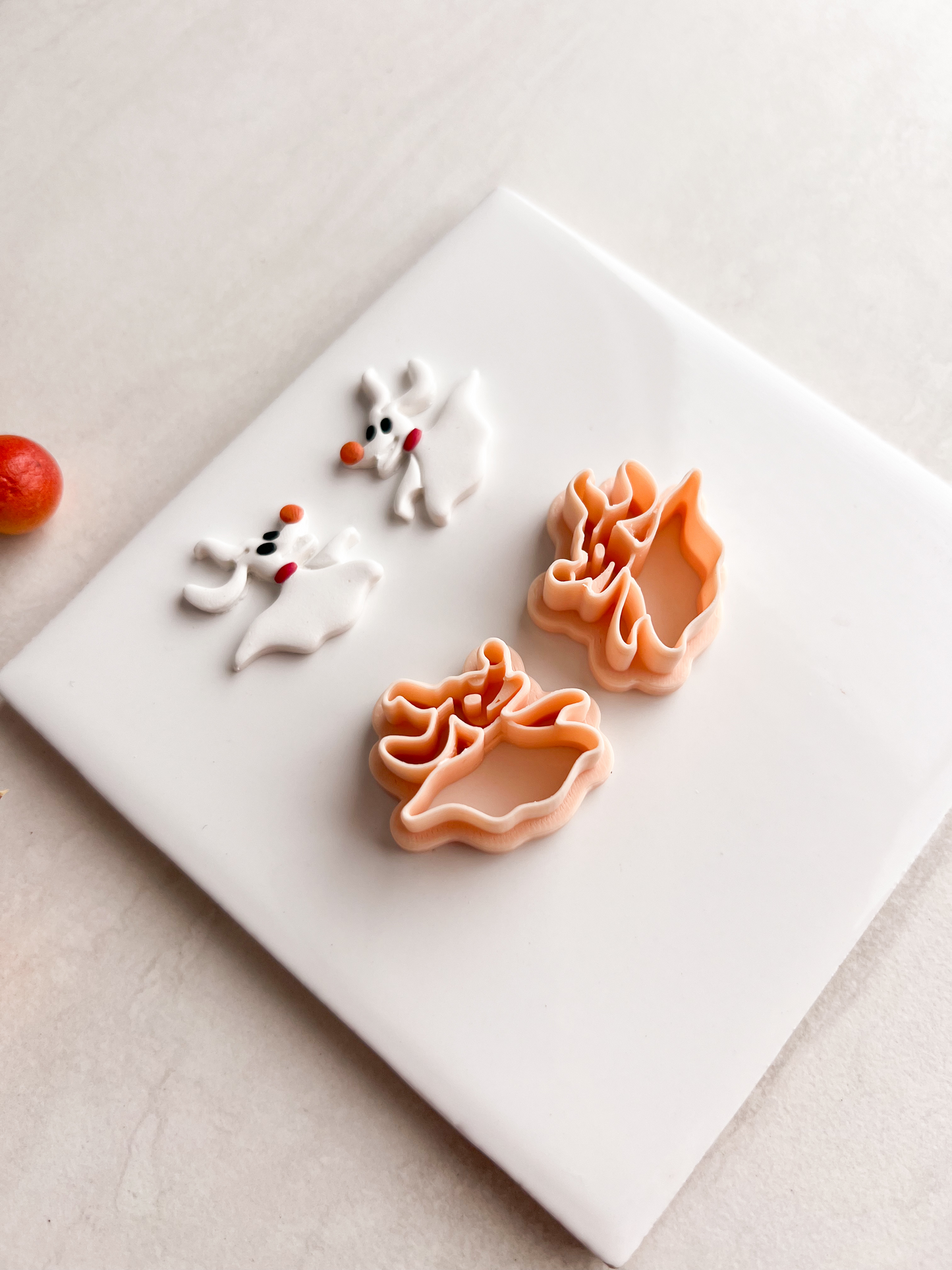 Zero Dog No. 2 Clay Cutter | Zero Dog No. 2 Polymer Clay Cutter for DIY Halloween Earrings Movie-Themed Jewelry and Handmade Spooky Accessories