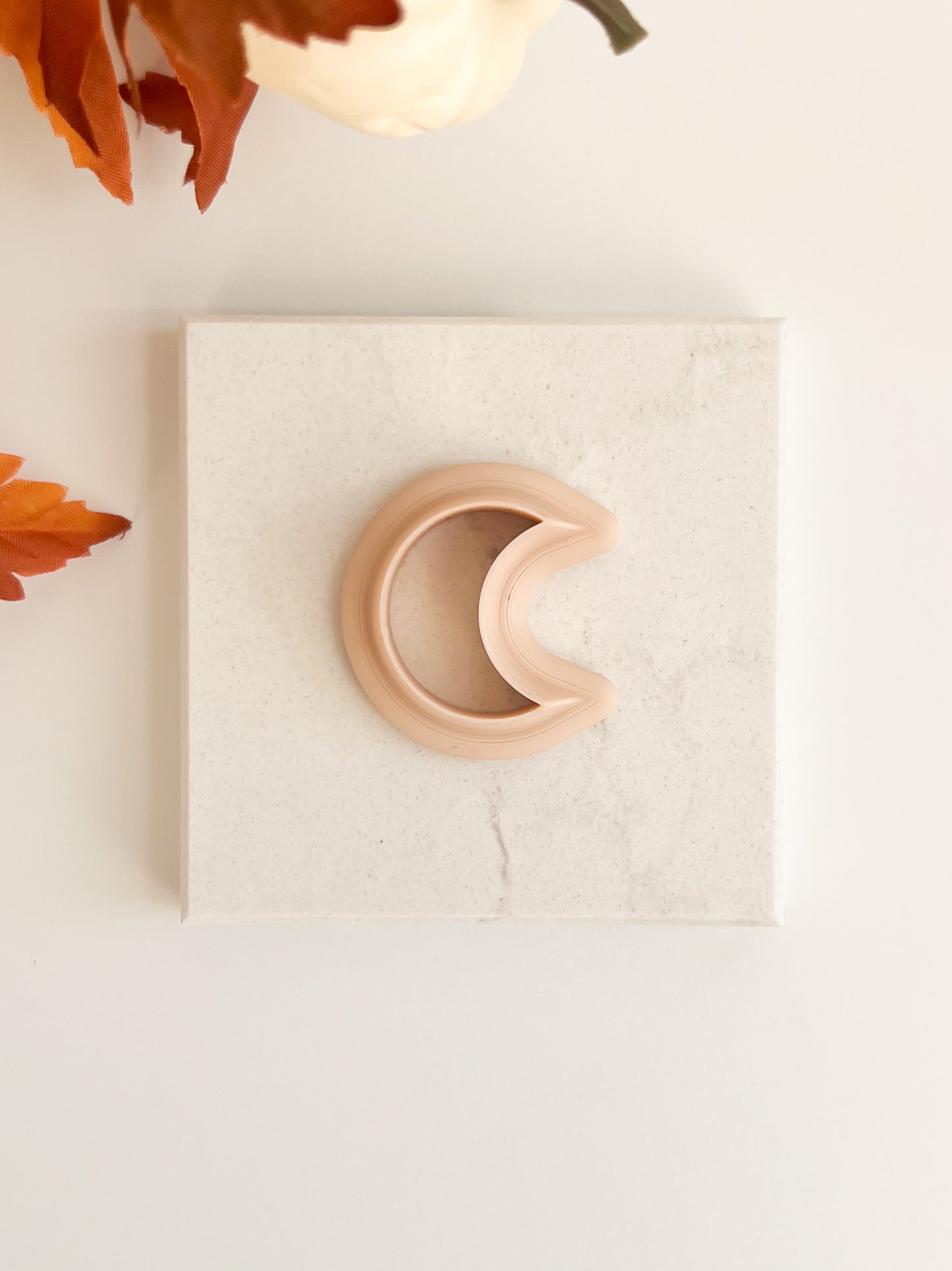Moon No. 2 Clay Cutter | Lunar-Themed Moon Polymer Clay Cutter for DIY Earrings and Astronomy Crafts