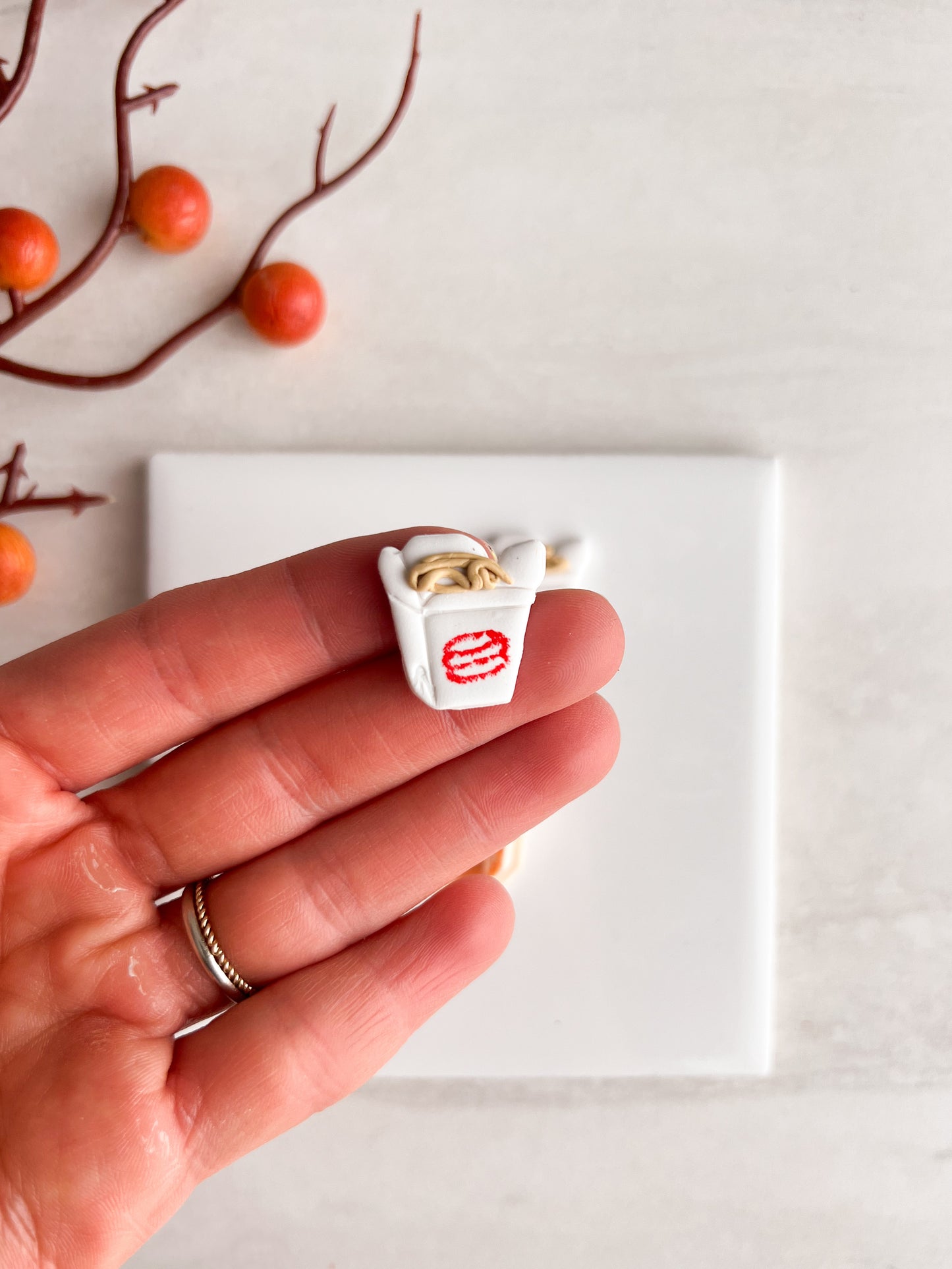 Chinese Takeout Clay Cutter | Chinese Takeout Polymer Clay Cutter for DIY Food Earrings Takeout-Themed Jewelry and Handmade Cute Accessories