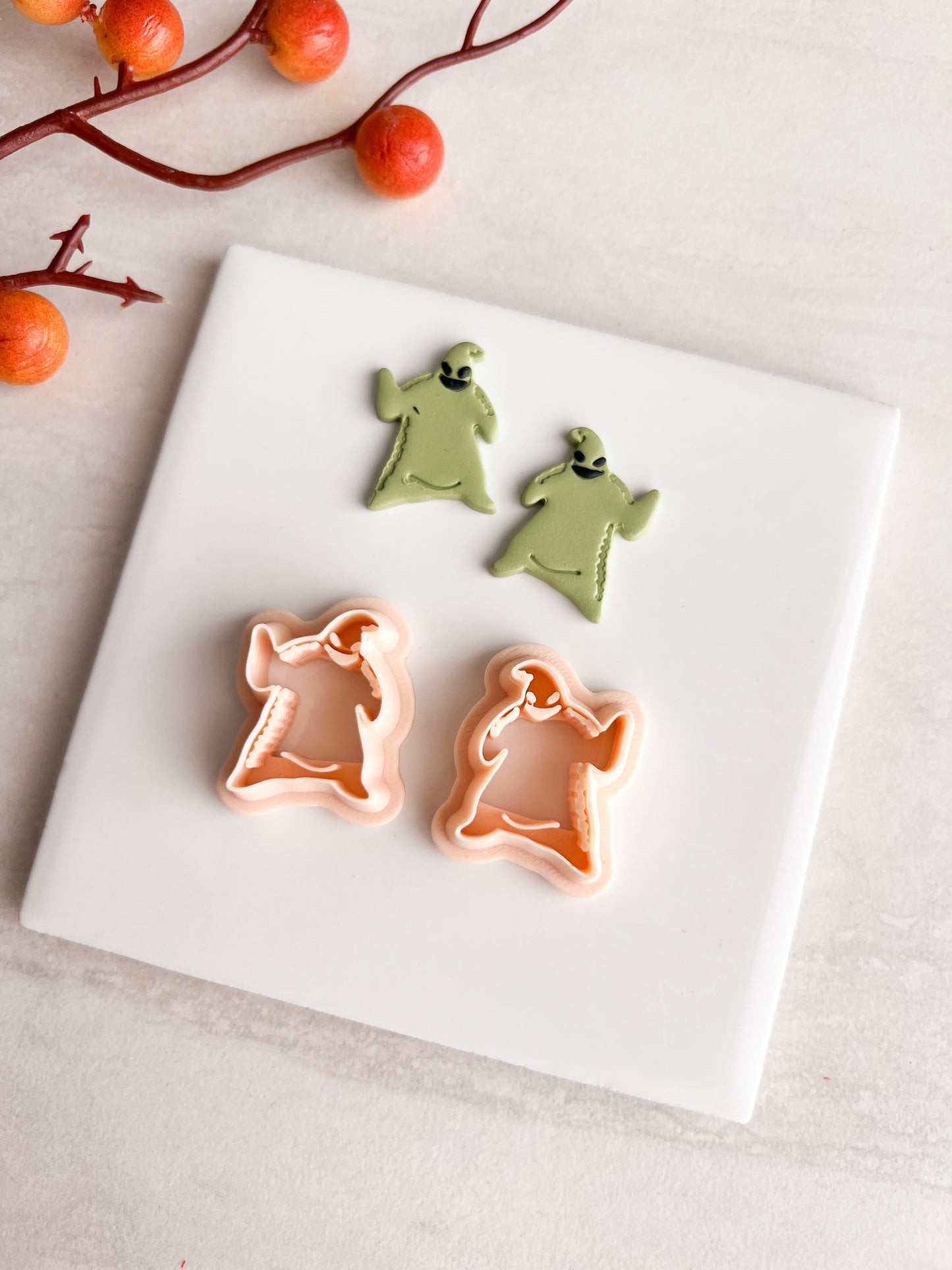 Oogie Boogie No. 2 Clay Cutter | Oogie Boogie No. 2 Polymer Clay Cutter for DIY Halloween Earrings Movie-Themed Jewelry and Handmade Spooky Accessories
