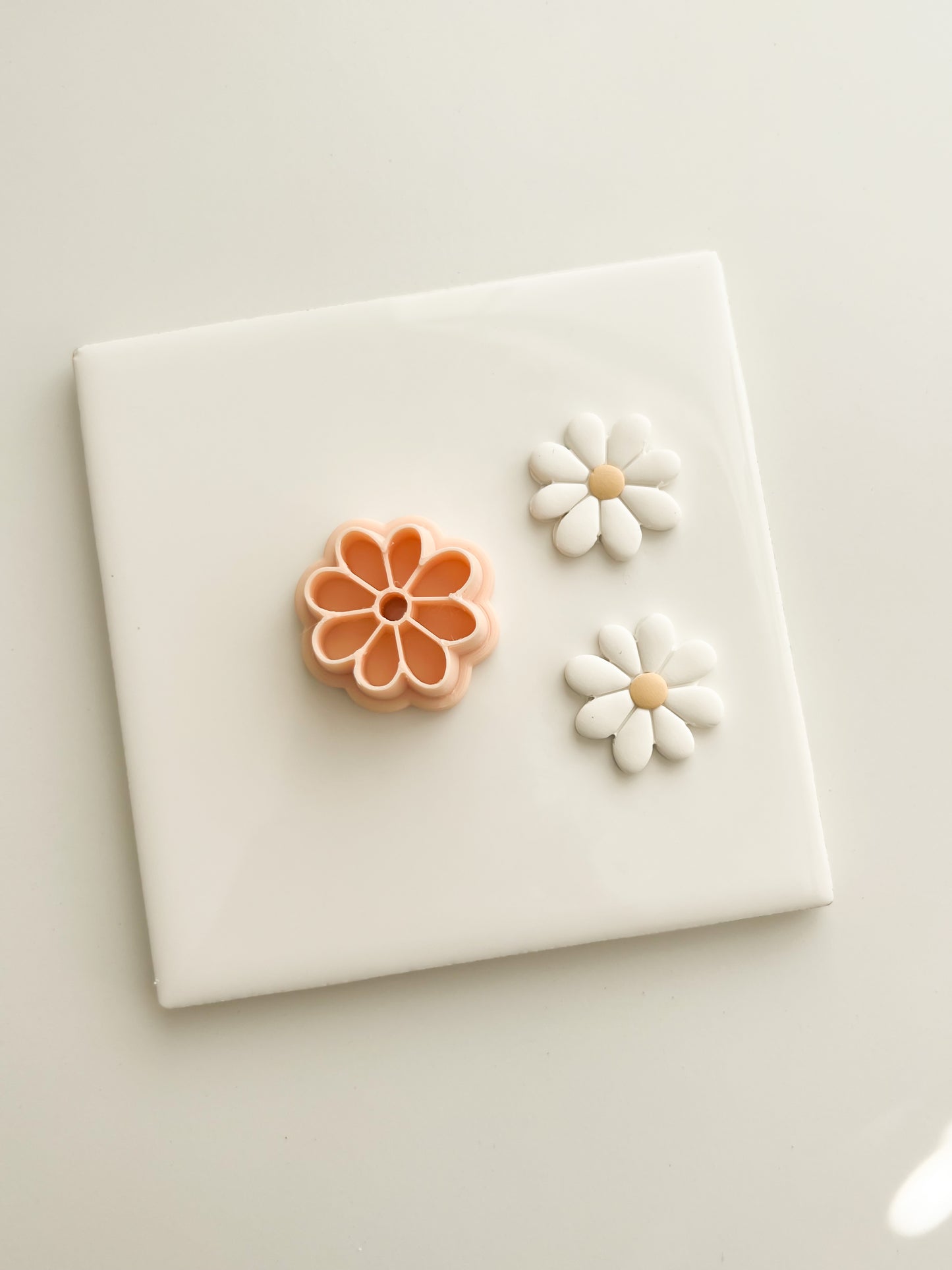 Floral Shape No. 5 Clay Cutter | Floral Polymer Clay Cutter for DIY Earrings Botanical Jewelry and Handmade Flower-Themed Crafts