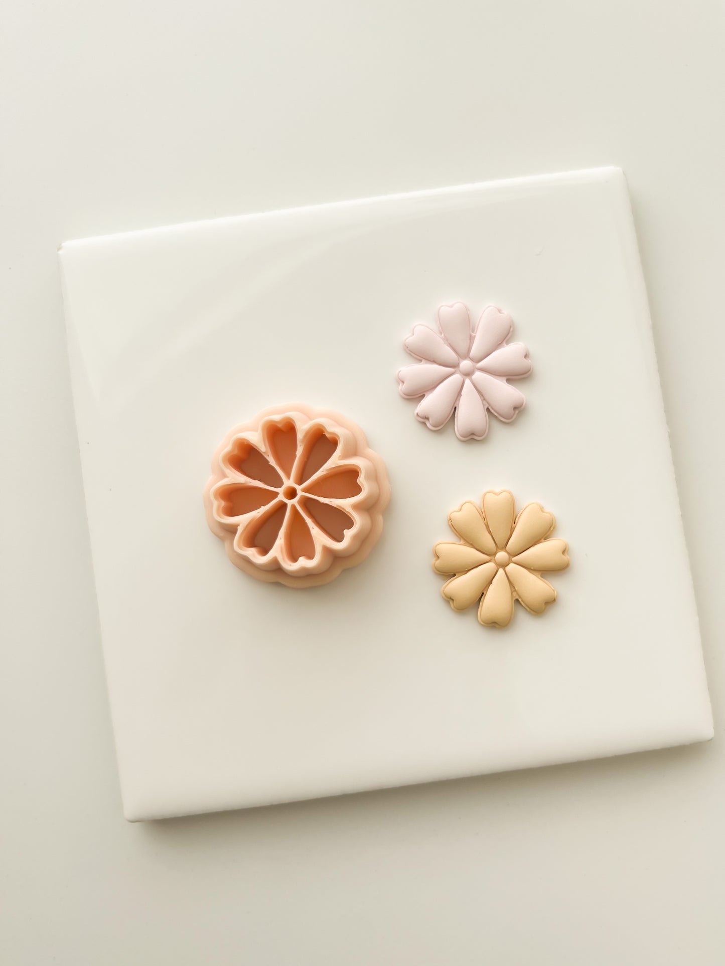 Floral Shape No. 8 Clay Cutter | Floral Shape No. 8 Polymer Clay Cutter for DIY Earrings Spring Jewelry and Elegant Floral Crafts