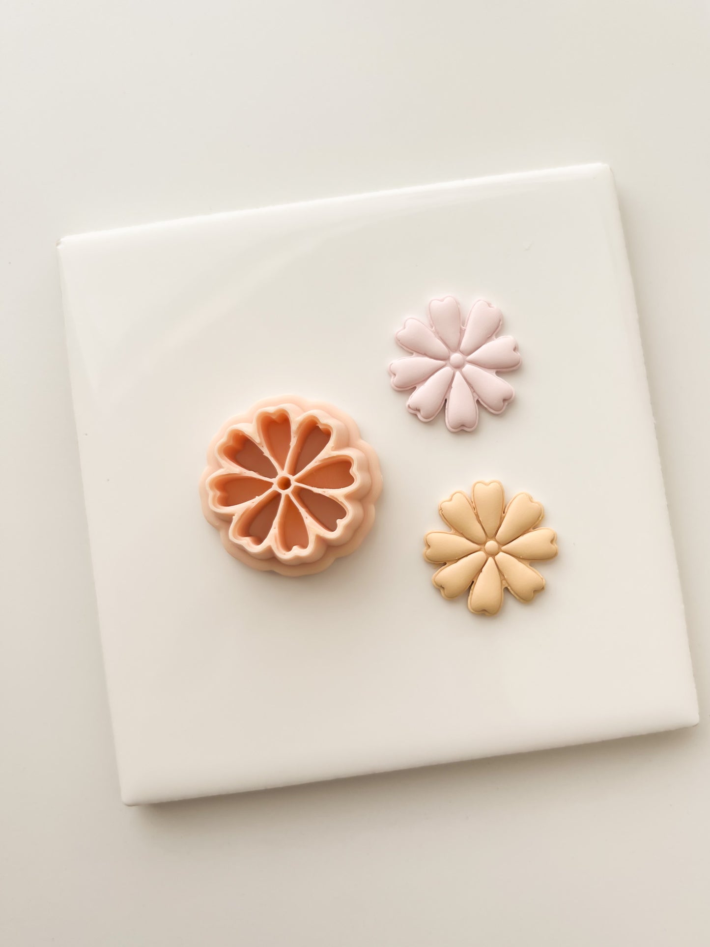 Floral Shape No. 8 Clay Cutter | Floral Shape No. 8 Polymer Clay Cutter for DIY Earrings Spring Jewelry and Elegant Floral Crafts