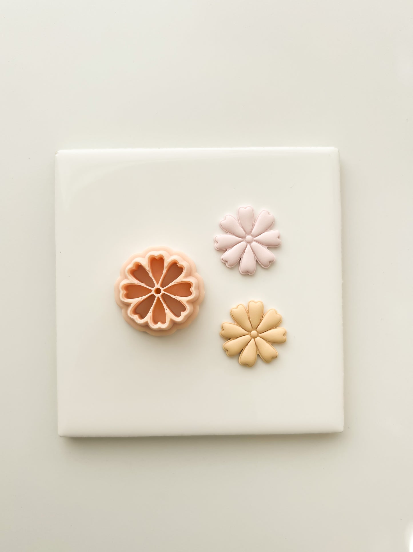 Floral Shape No. 8 Clay Cutter | Floral Shape No. 8 Polymer Clay Cutter for DIY Earrings Spring Jewelry and Elegant Floral Crafts
