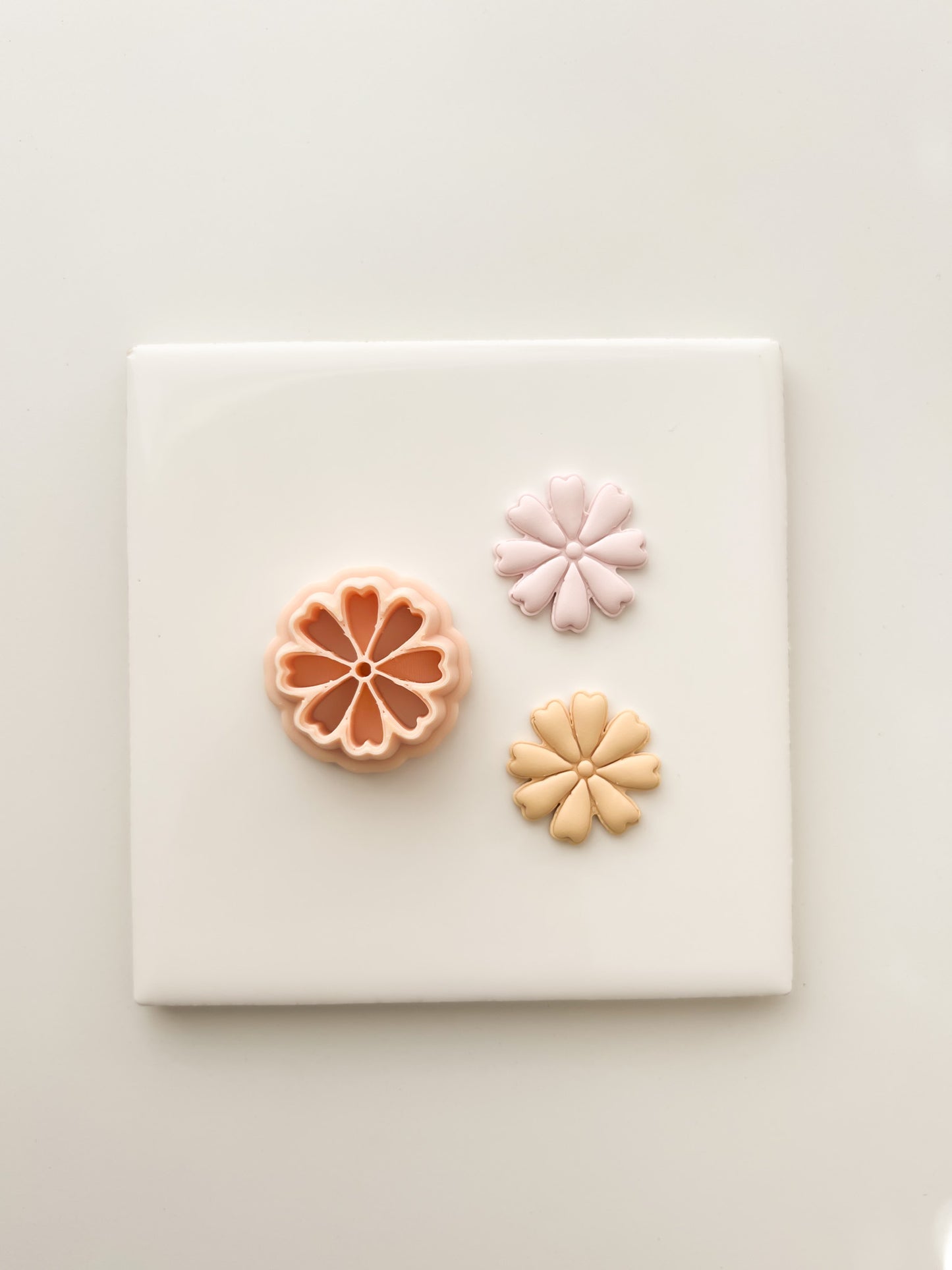 Floral Shape No. 8 Clay Cutter | Floral Shape No. 8 Polymer Clay Cutter for DIY Earrings Spring Jewelry and Elegant Floral Crafts