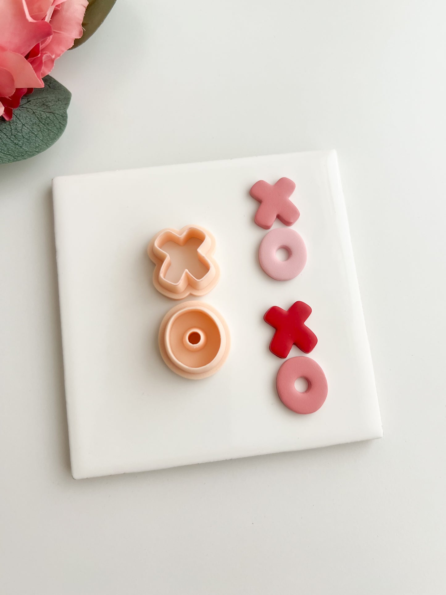 XO Valentine Letters Clay Cutter | XO Valentine Letters Polymer Clay Cutter for DIY Romantic Earrings Love-Themed Jewelry and Handmade Valentine's Accessories