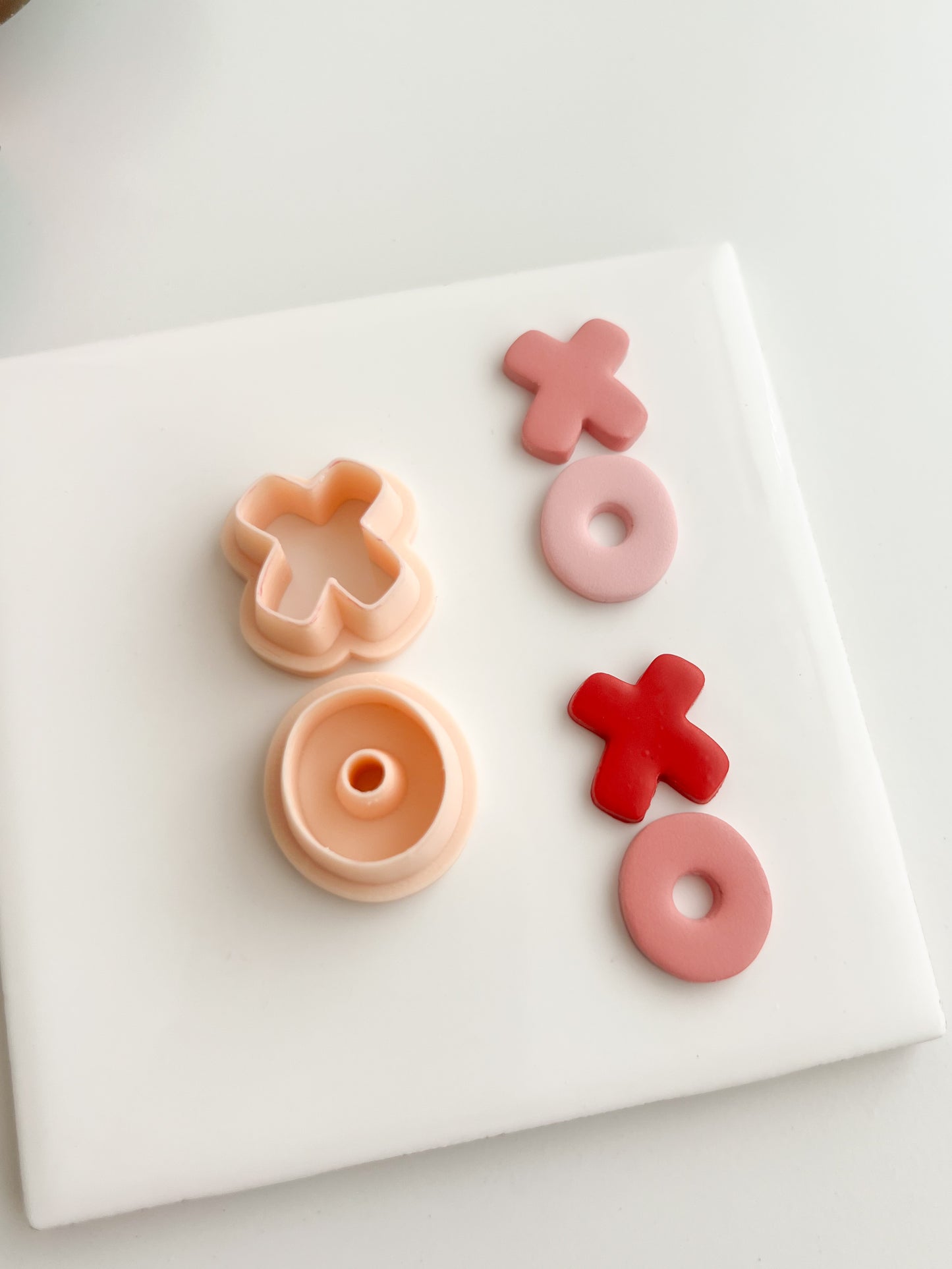 XO Valentine Letters Clay Cutter | XO Valentine Letters Polymer Clay Cutter for DIY Romantic Earrings Love-Themed Jewelry and Handmade Valentine's Accessories