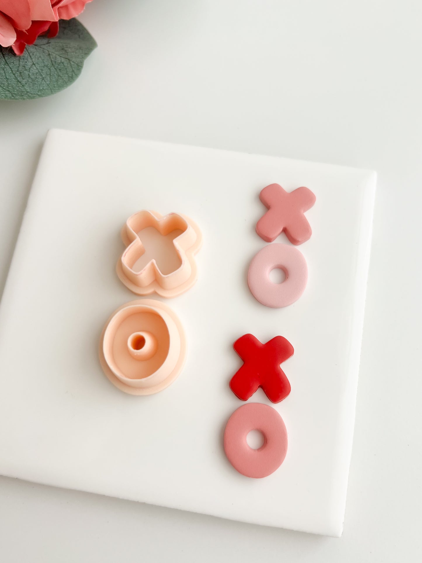 XO Valentine Letters Clay Cutter | XO Valentine Letters Polymer Clay Cutter for DIY Romantic Earrings Love-Themed Jewelry and Handmade Valentine's Accessories