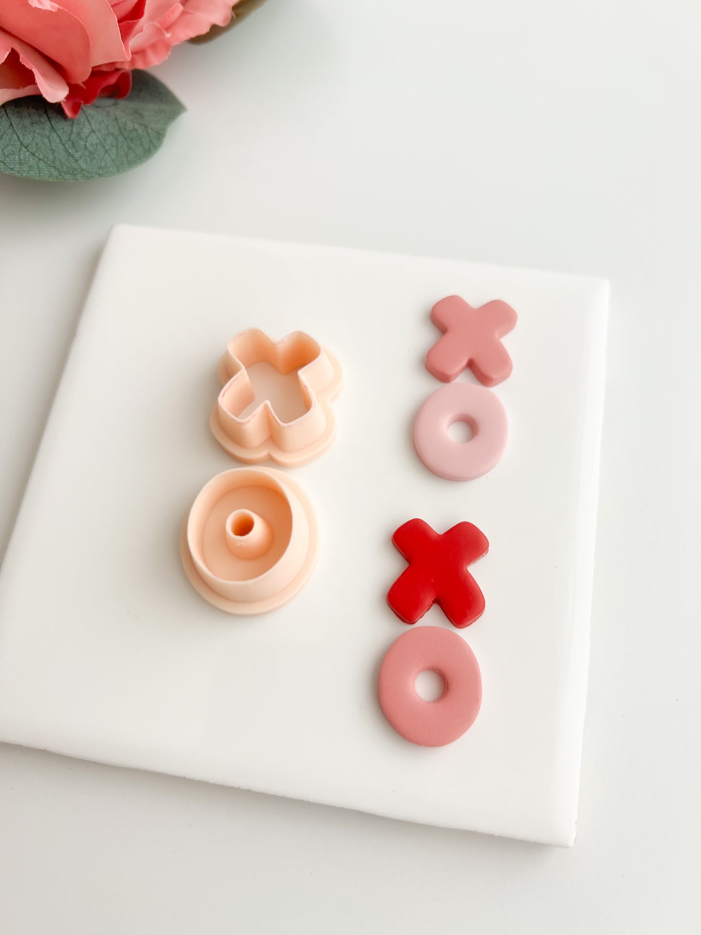 XO Valentine Letters Clay Cutter | XO Valentine Letters Polymer Clay Cutter for DIY Romantic Earrings Love-Themed Jewelry and Handmade Valentine's Accessories