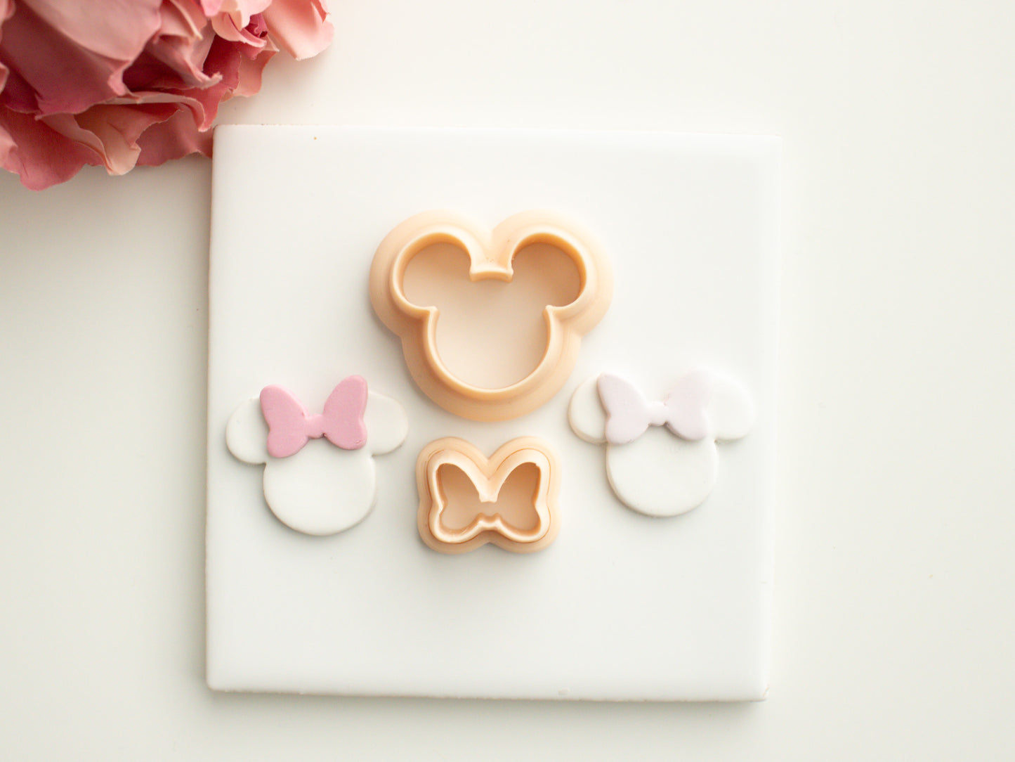 Mouse Head No. 2 Clay Cutter | Cartoon Mouse Polymer Clay Cutter for DIY Earrings and Accessories