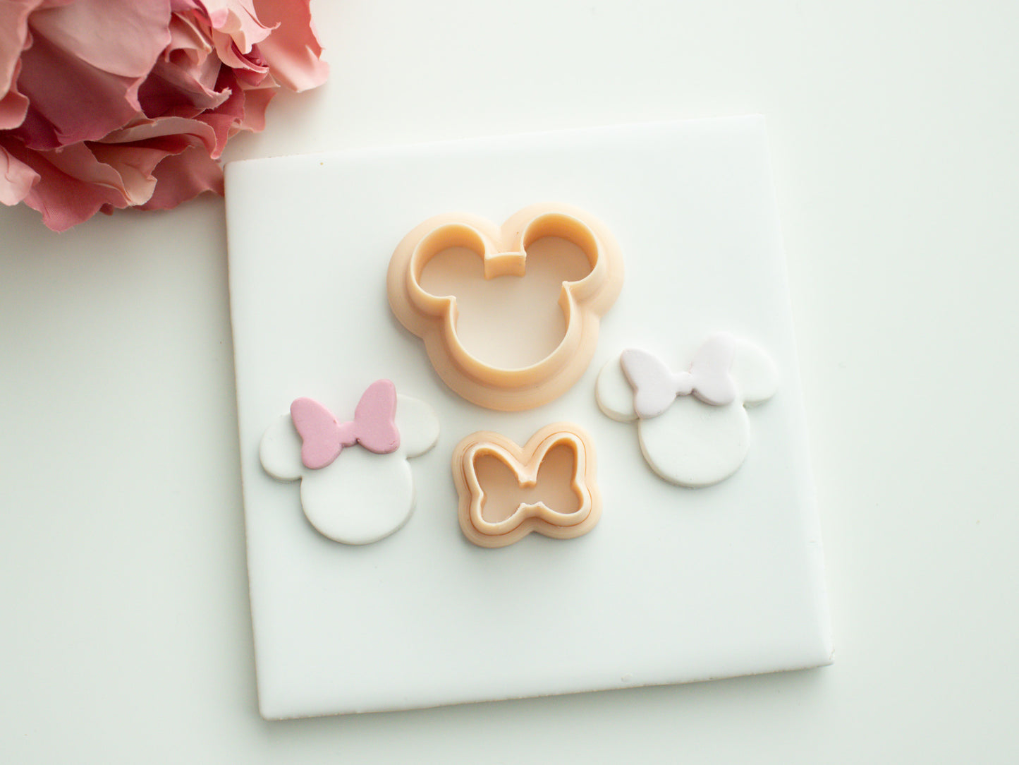 Mouse Head No. 2 Clay Cutter | Cartoon Mouse Polymer Clay Cutter for DIY Earrings and Accessories