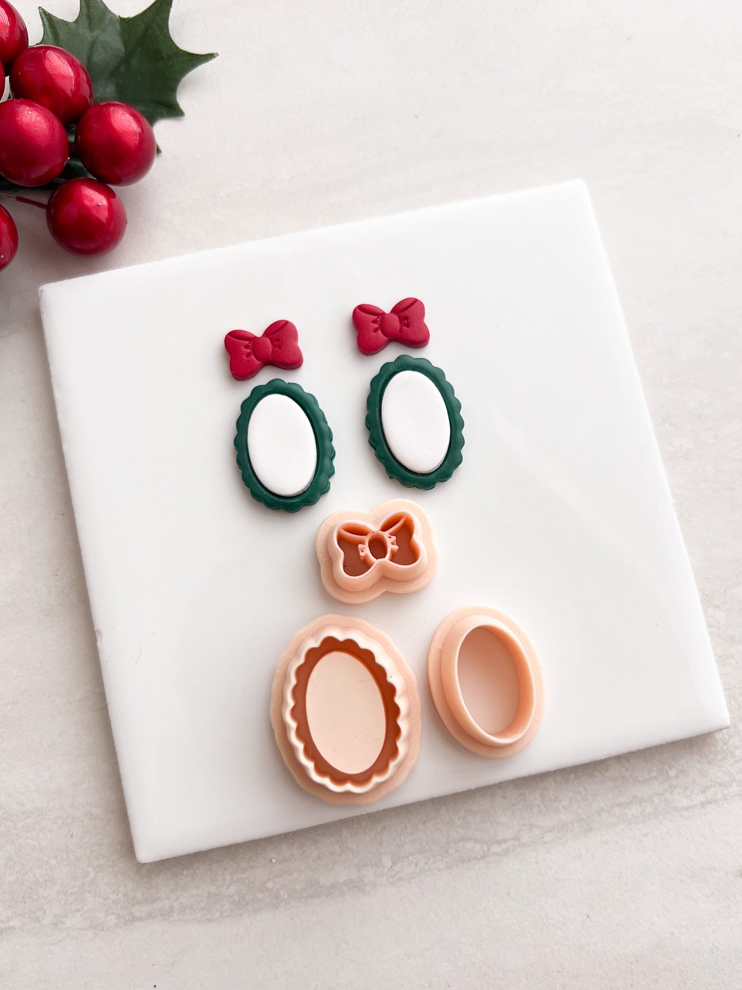 Portrait Dangle No. 1 Clay Cutter | Portrait Dangle No. 1 Polymer Clay Cutter for DIY Art Earrings Vintage Jewelry and Handmade Classic Accessories
