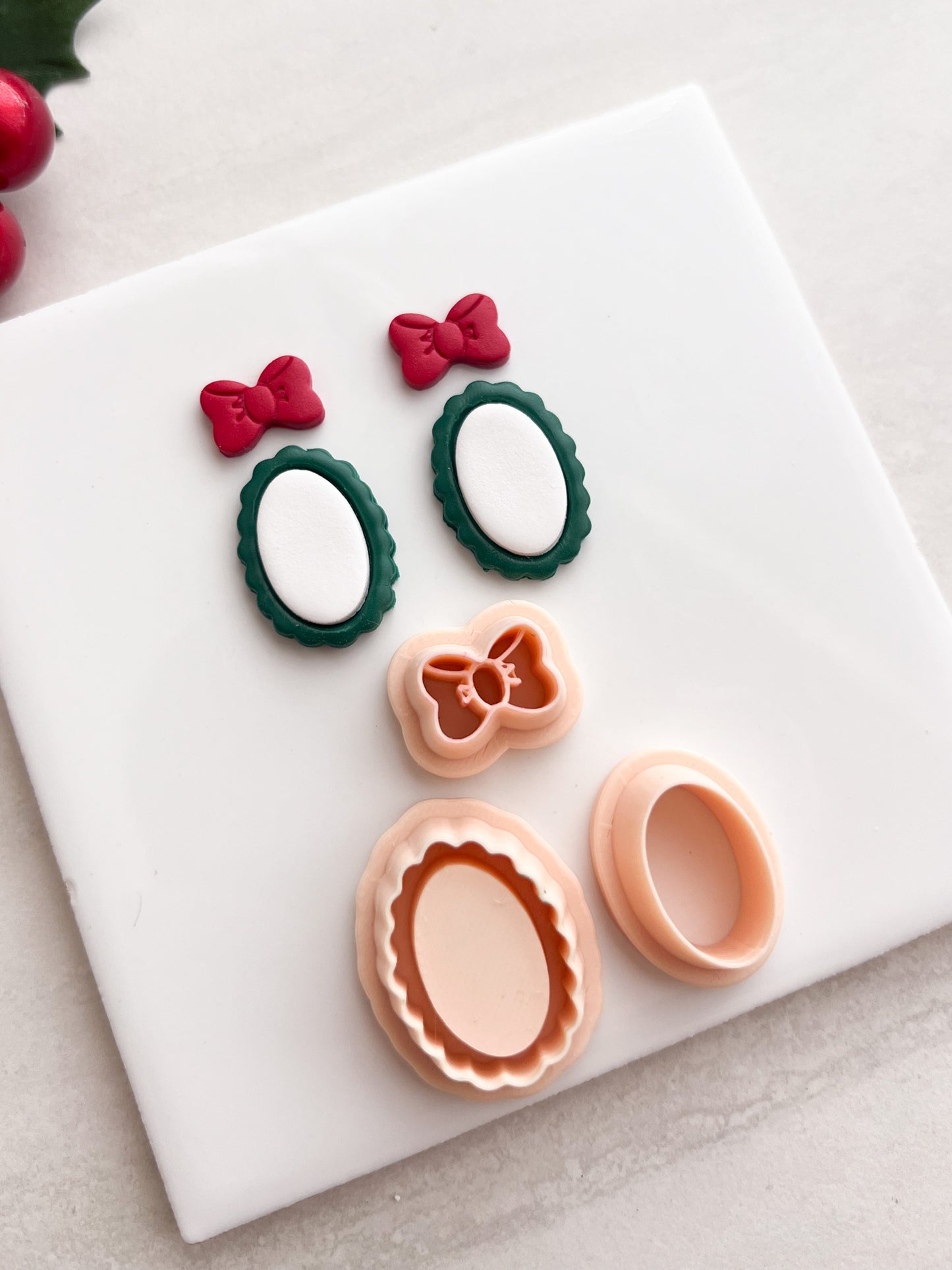 Portrait Dangle No. 1 Clay Cutter | Portrait Dangle No. 1 Polymer Clay Cutter for DIY Art Earrings Vintage Jewelry and Handmade Classic Accessories