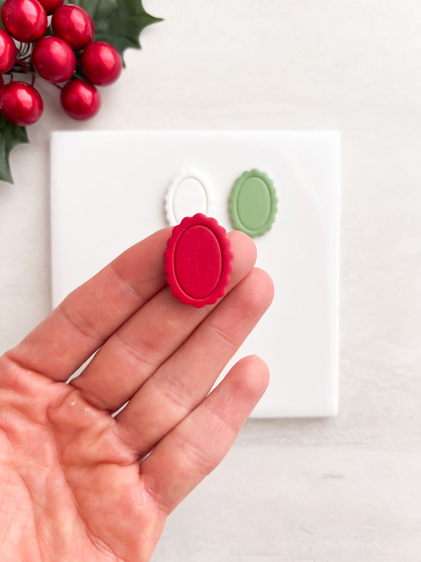 Embossed Portrait No. 1 Clay Cutter | Embossed Portrait No. 1 Polymer Clay Cutter for DIY Classic Earrings Vintage-Themed Jewelry and Handmade Decorative Accessories
