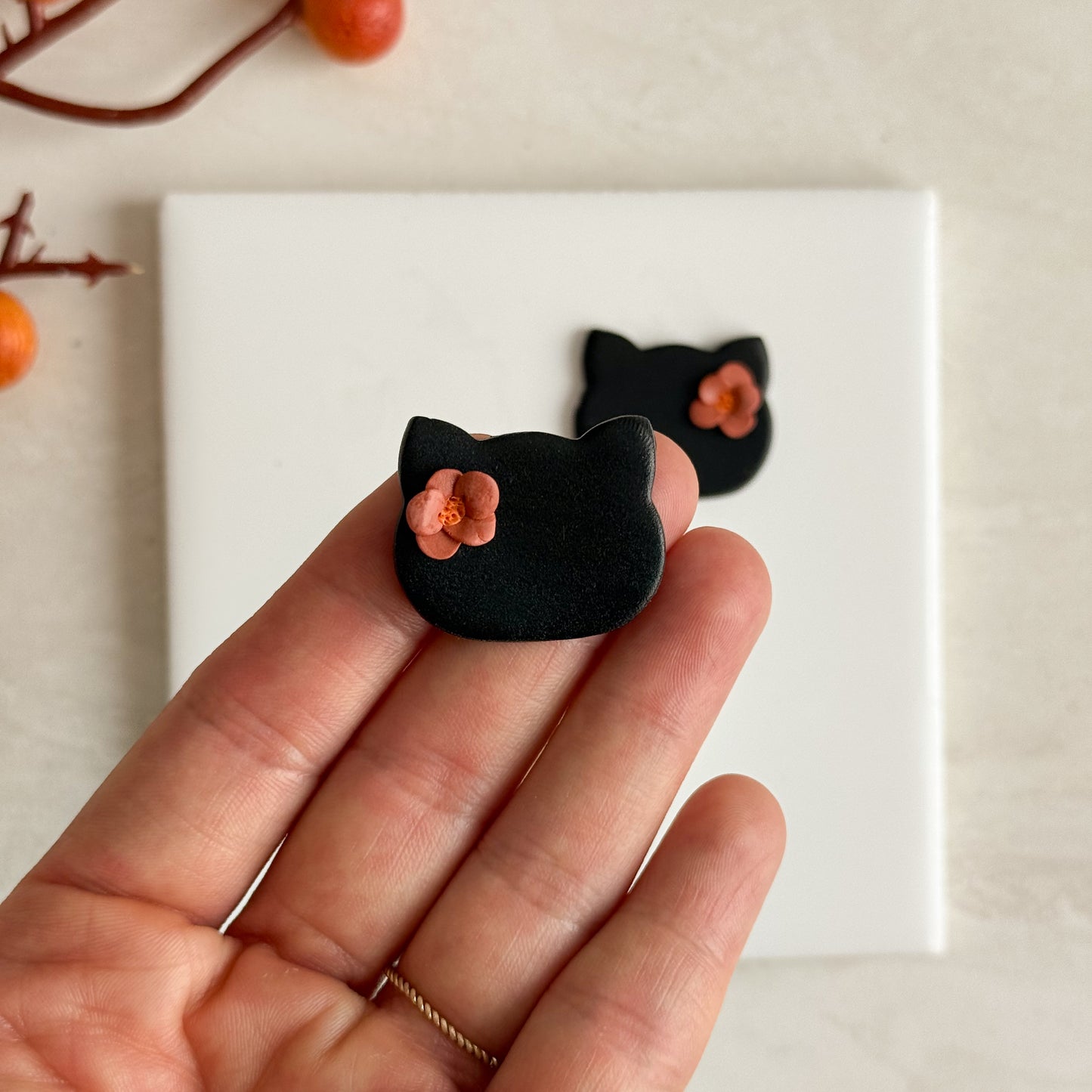 2025 Cat Head | Cat Shape Spooky Polymer Clay Cutter Halloween Fall