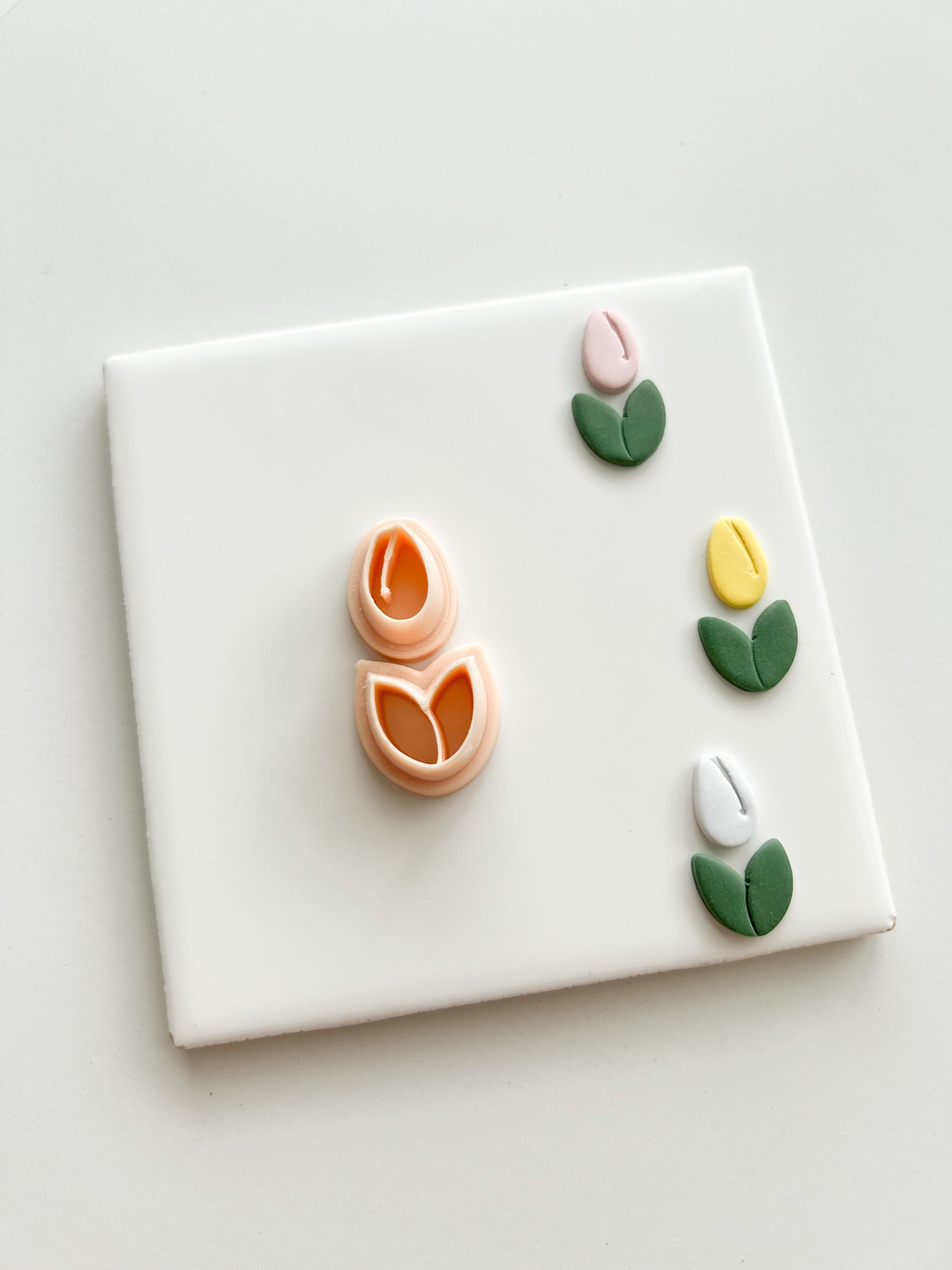 Tulip No. 5 Clay Cutter | Tulip No. 5 Polymer Clay Cutter for DIY Floral Earrings Spring-Themed Jewelry and Handmade Nature Accessories