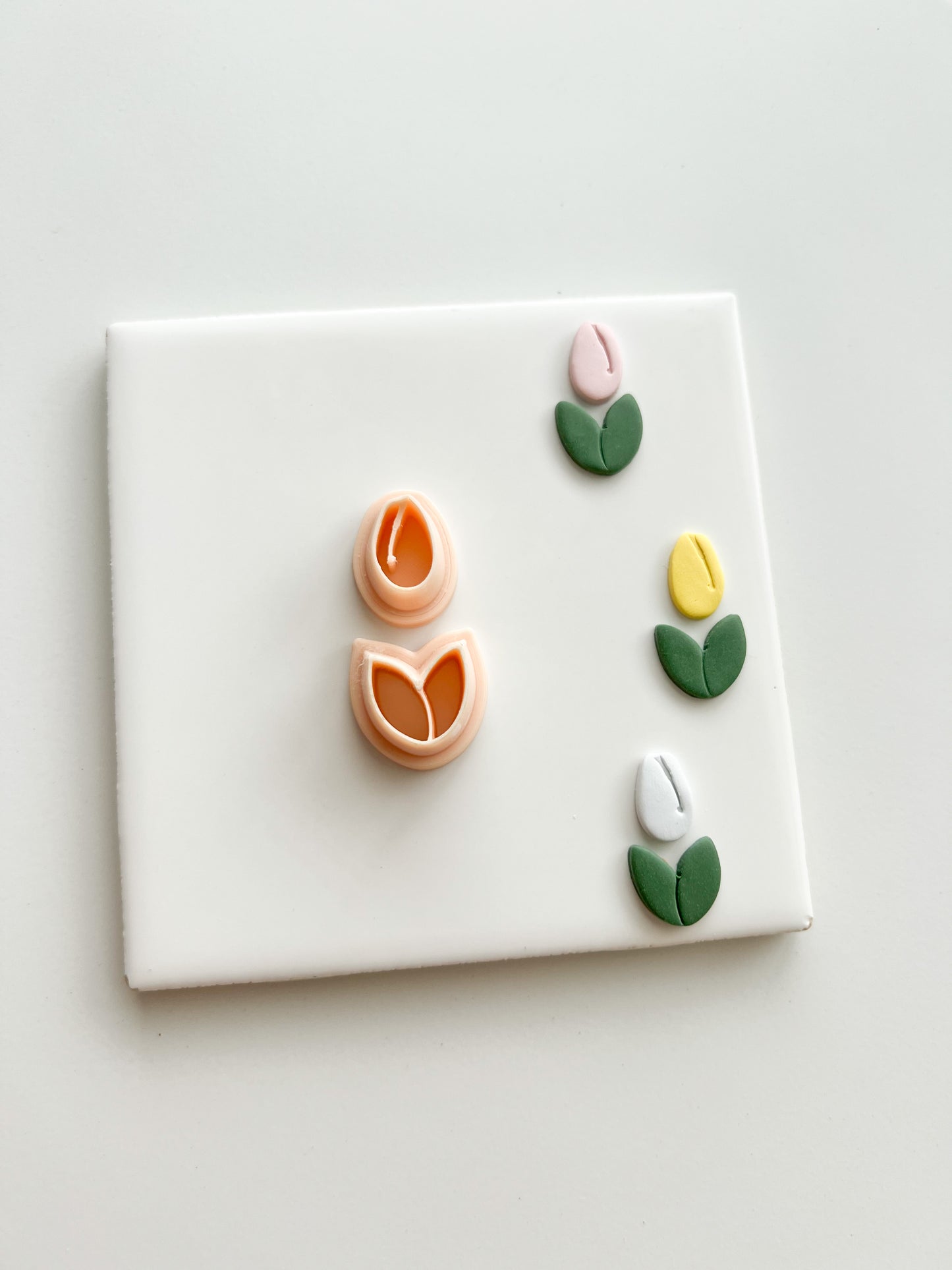 Tulip No. 5 Clay Cutter | Tulip No. 5 Polymer Clay Cutter for DIY Floral Earrings Spring-Themed Jewelry and Handmade Nature Accessories