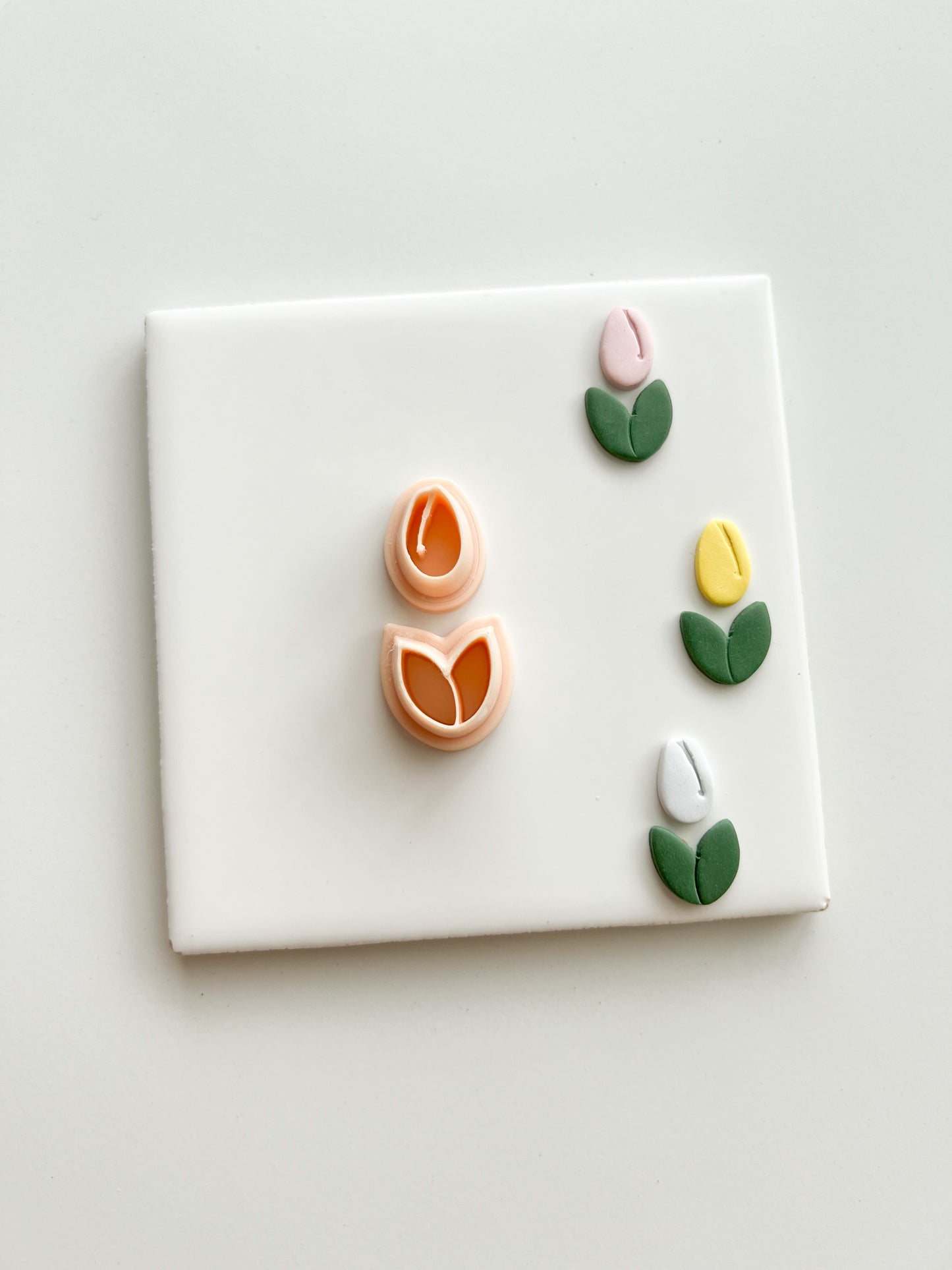 Tulip No. 5 Clay Cutter | Tulip No. 5 Polymer Clay Cutter for DIY Floral Earrings Spring-Themed Jewelry and Handmade Nature Accessories