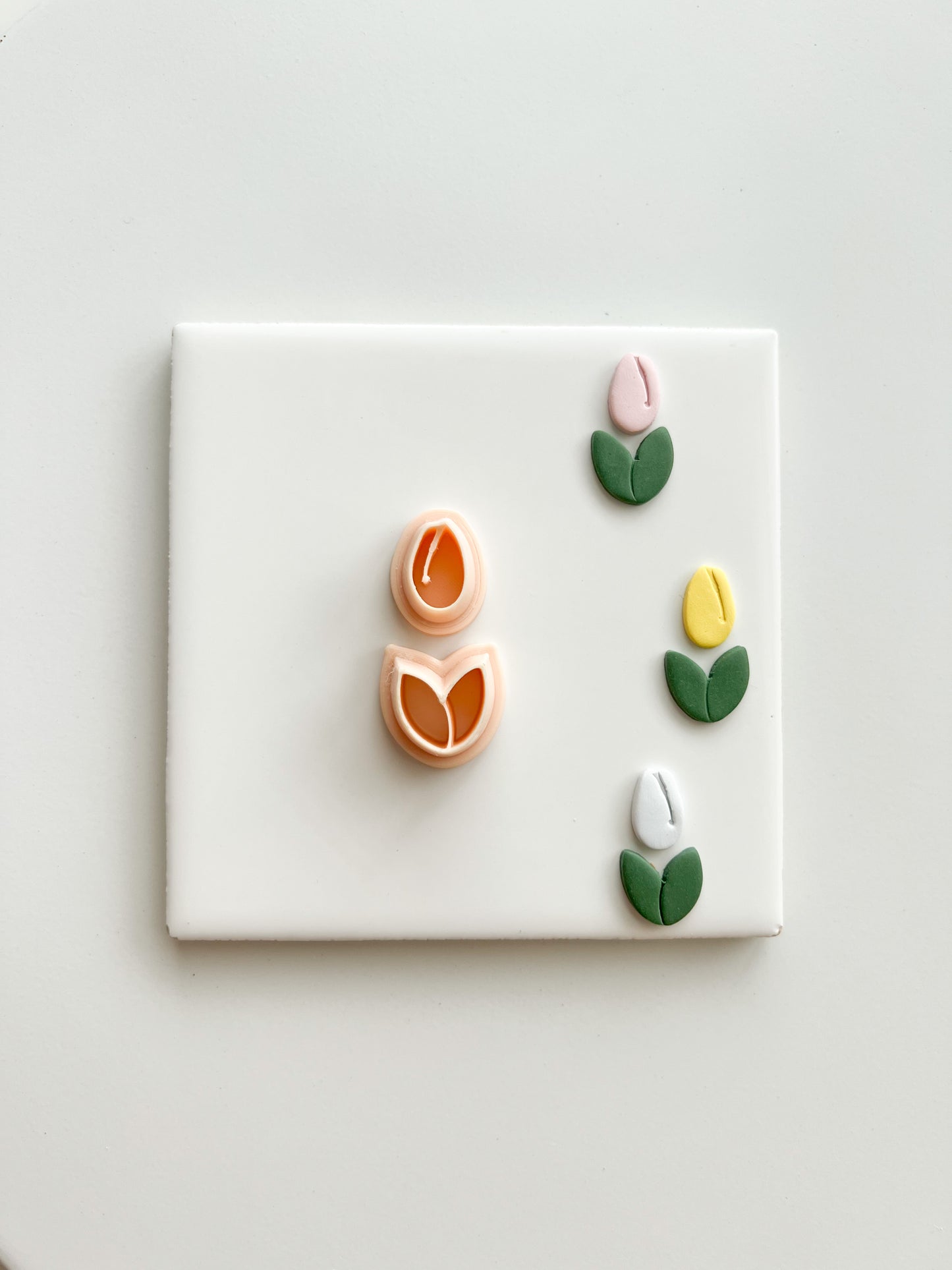 Tulip No. 5 Clay Cutter | Tulip No. 5 Polymer Clay Cutter for DIY Floral Earrings Spring-Themed Jewelry and Handmade Nature Accessories