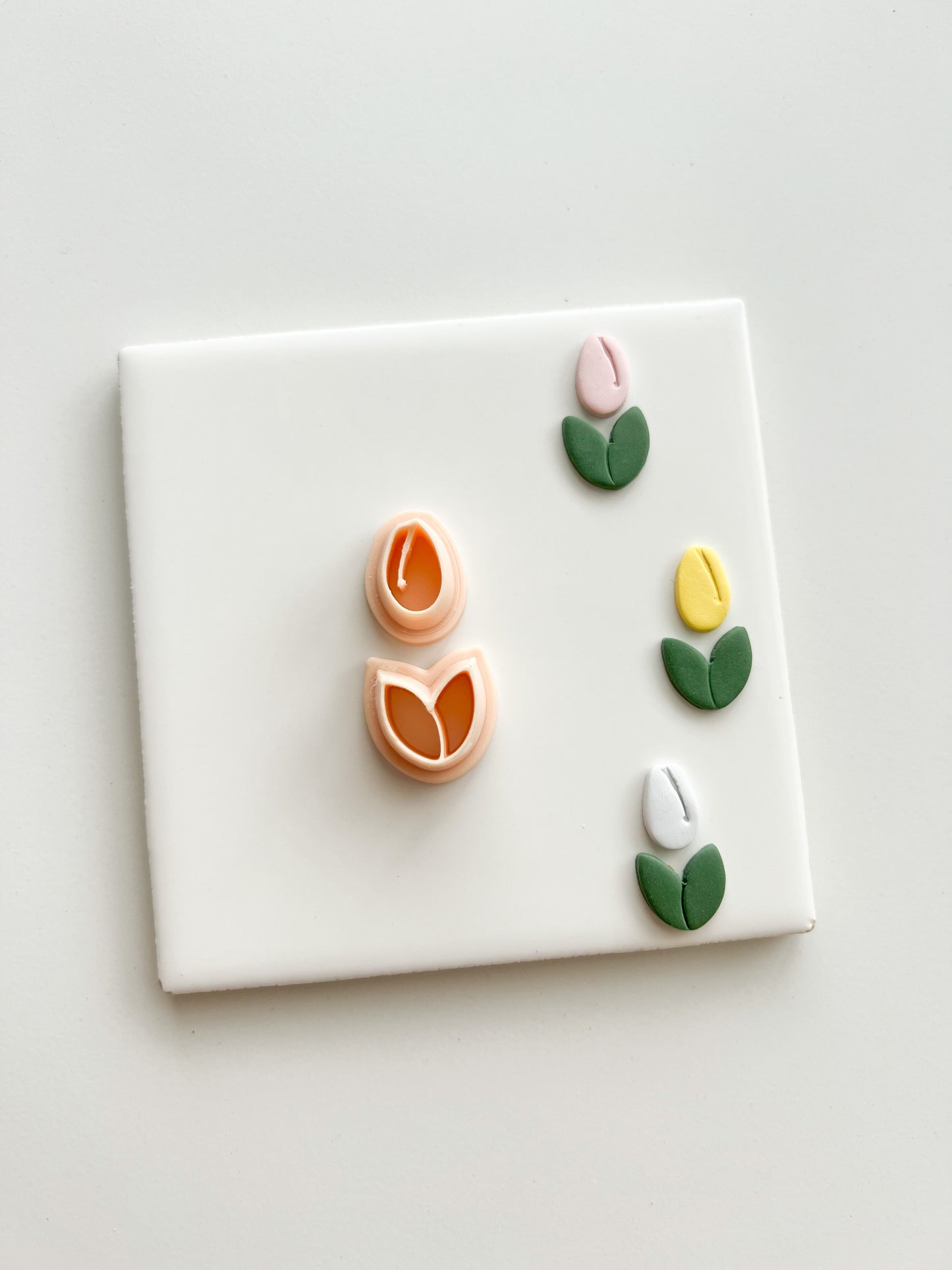 Tulip No. 5 Clay Cutter | Tulip No. 5 Polymer Clay Cutter for DIY Floral Earrings Spring-Themed Jewelry and Handmade Nature Accessories