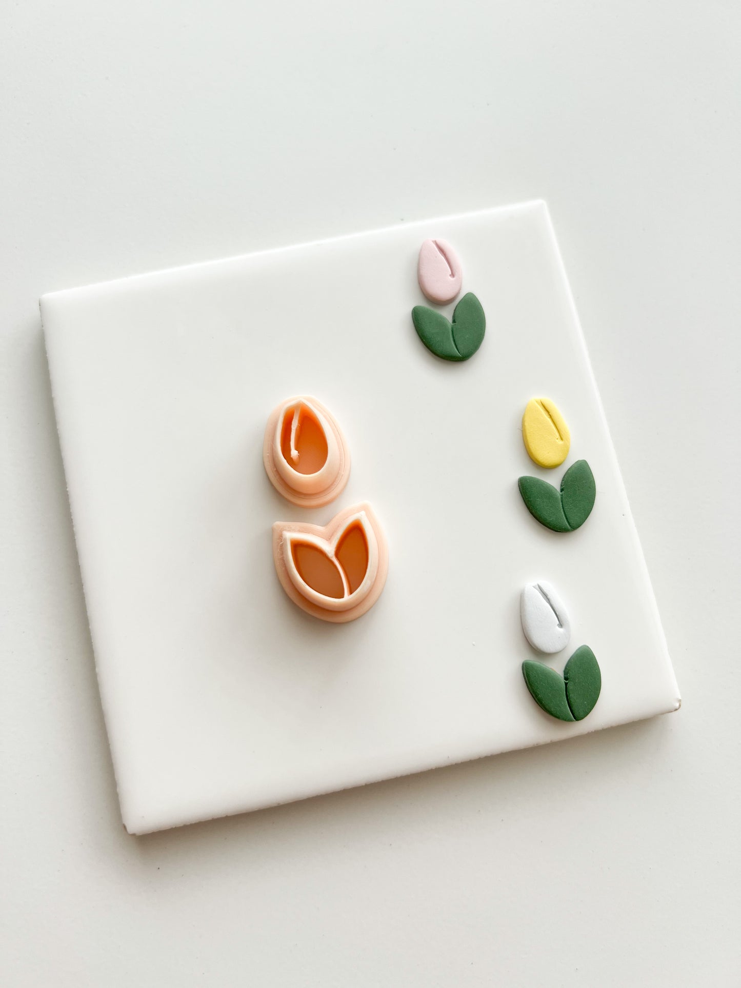 Tulip No. 5 Clay Cutter | Tulip No. 5 Polymer Clay Cutter for DIY Floral Earrings Spring-Themed Jewelry and Handmade Nature Accessories