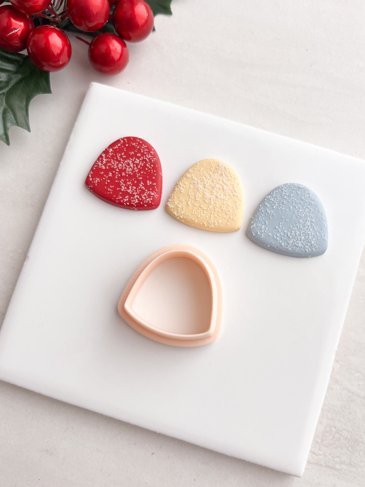 Gumdrop Clay Cutter | Gumdrop Polymer Clay Cutter for DIY Candy Earrings Sweet-Themed Jewelry and Handmade Fun Accessories