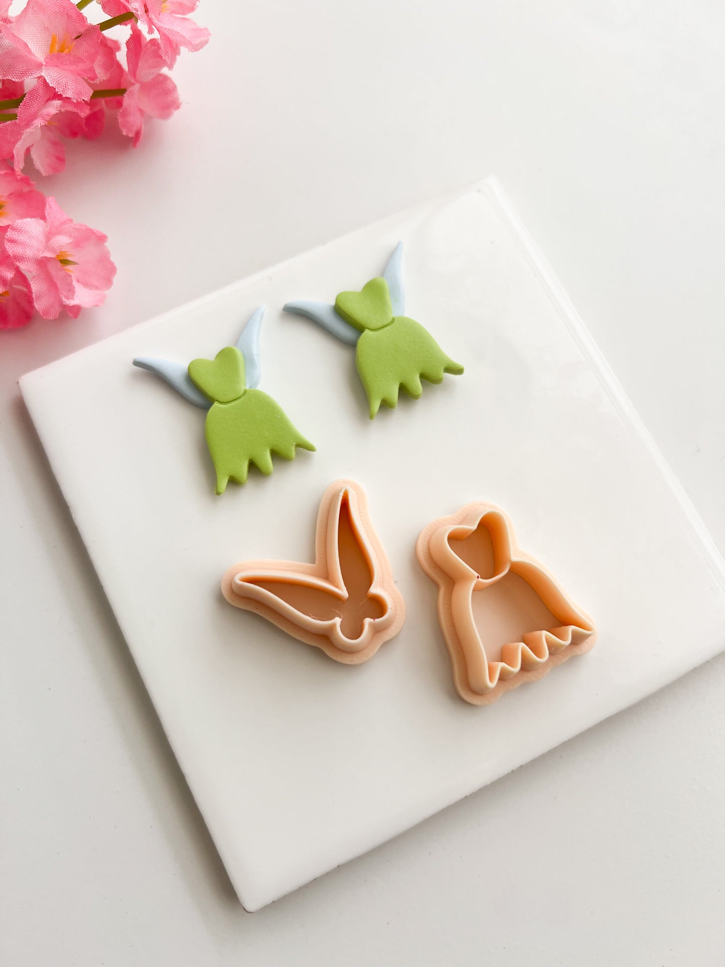 Tinkerbell Clay Cutter | Winged Fairy Polymer Clay Cutter for DIY Disney-Inspired Earrings Asian-Themed Jewelry and Handmade Accessories
